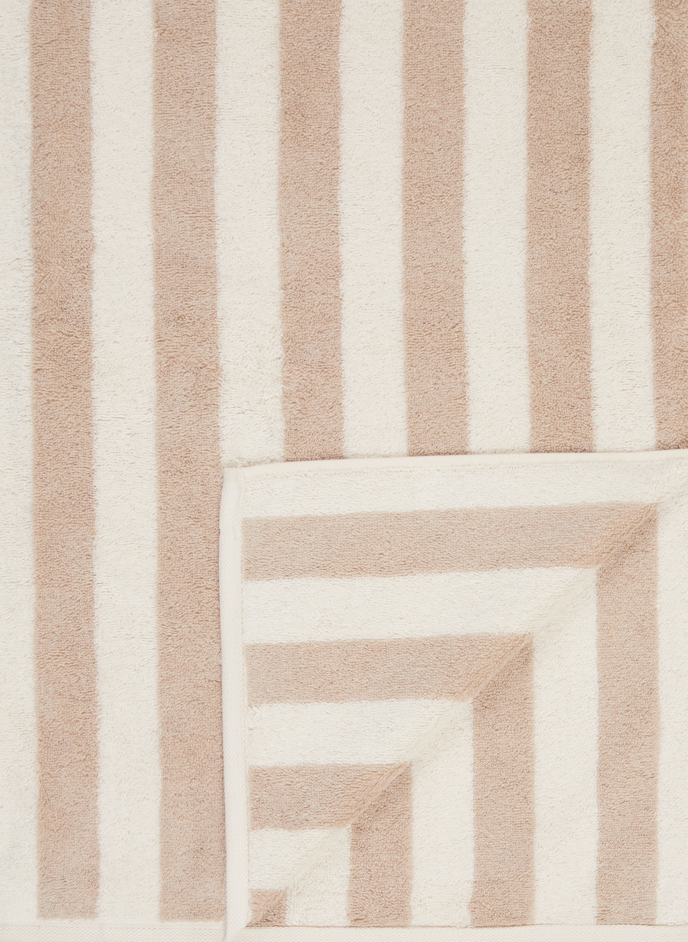 Cawö serviette de douche: BEIGE / ÉCRU