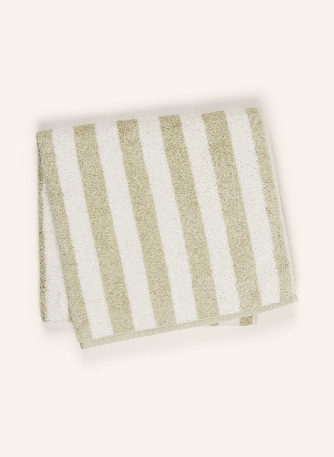 Cawö serviette de douche: VERT CLAIR / CRÈME