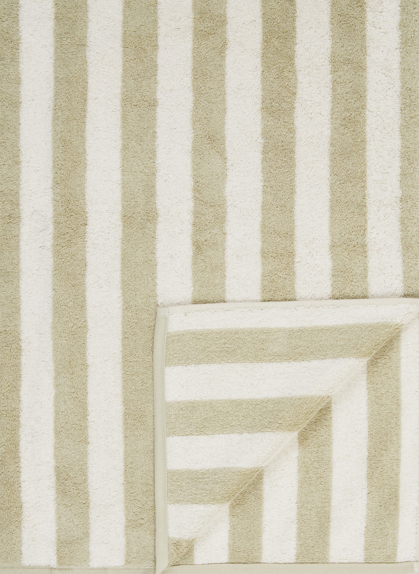 Cawö serviette de douche: VERT CLAIR / CRÈME