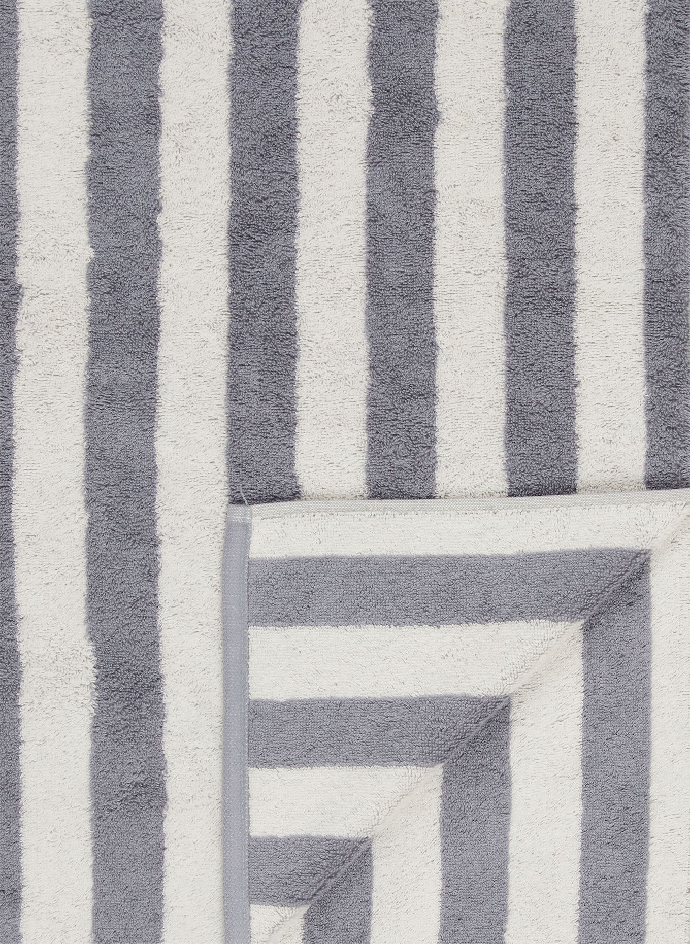 Cawö serviette de douche: BLEU GRIS / ÉCRU