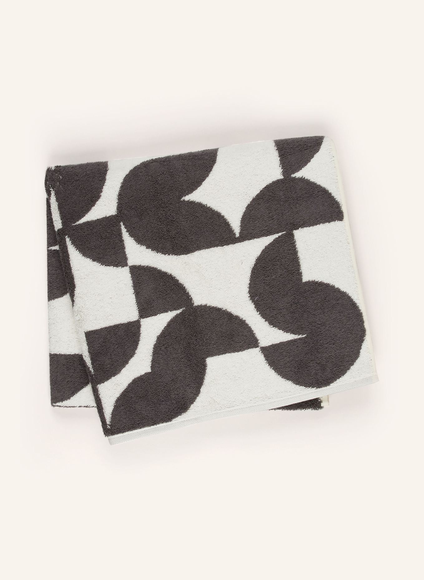 Cawö Duschtuch STUDIO: DUNKELGRAU / CREME