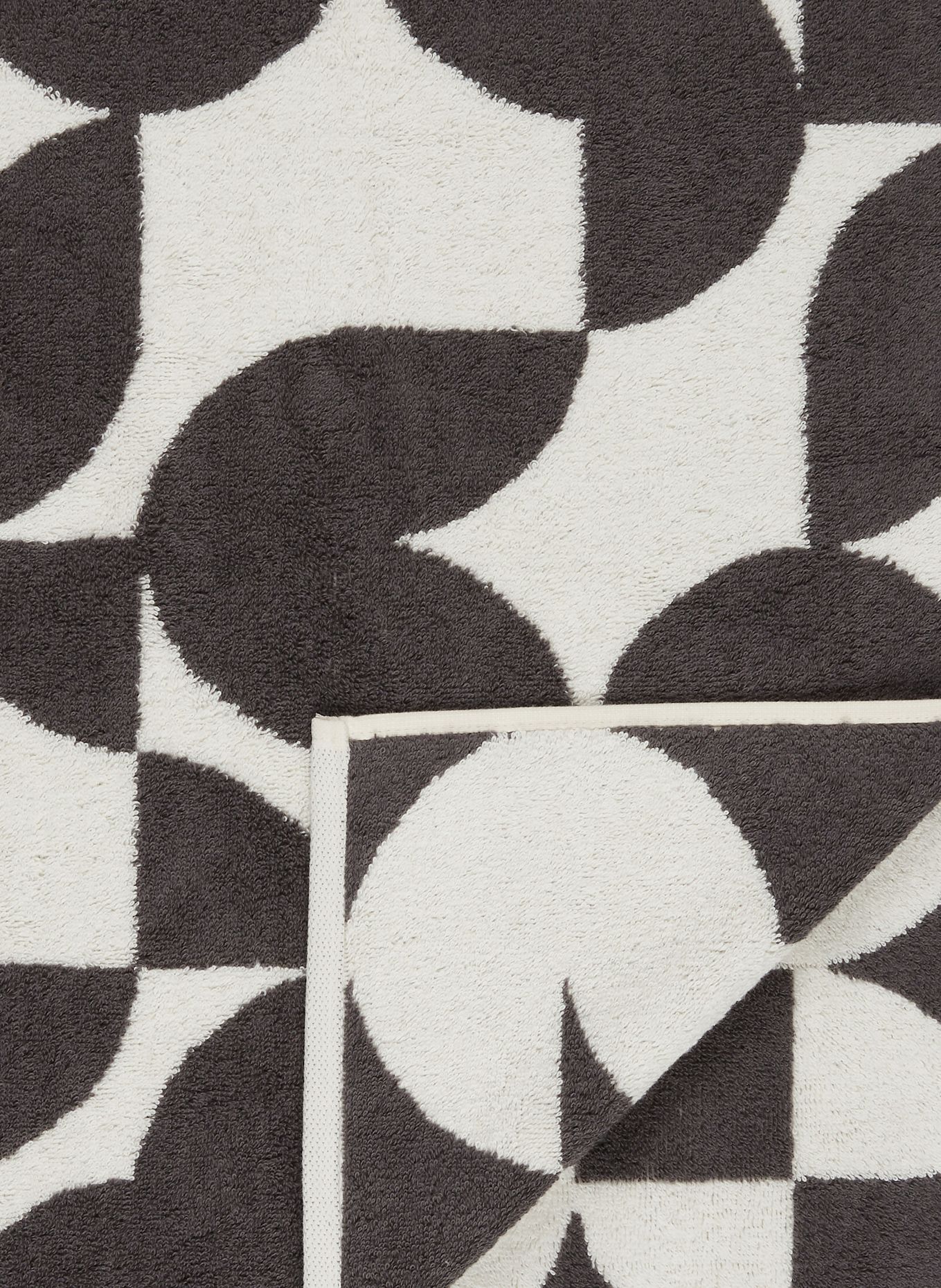 Cawö Duschtuch STUDIO: DUNKELGRAU / CREME