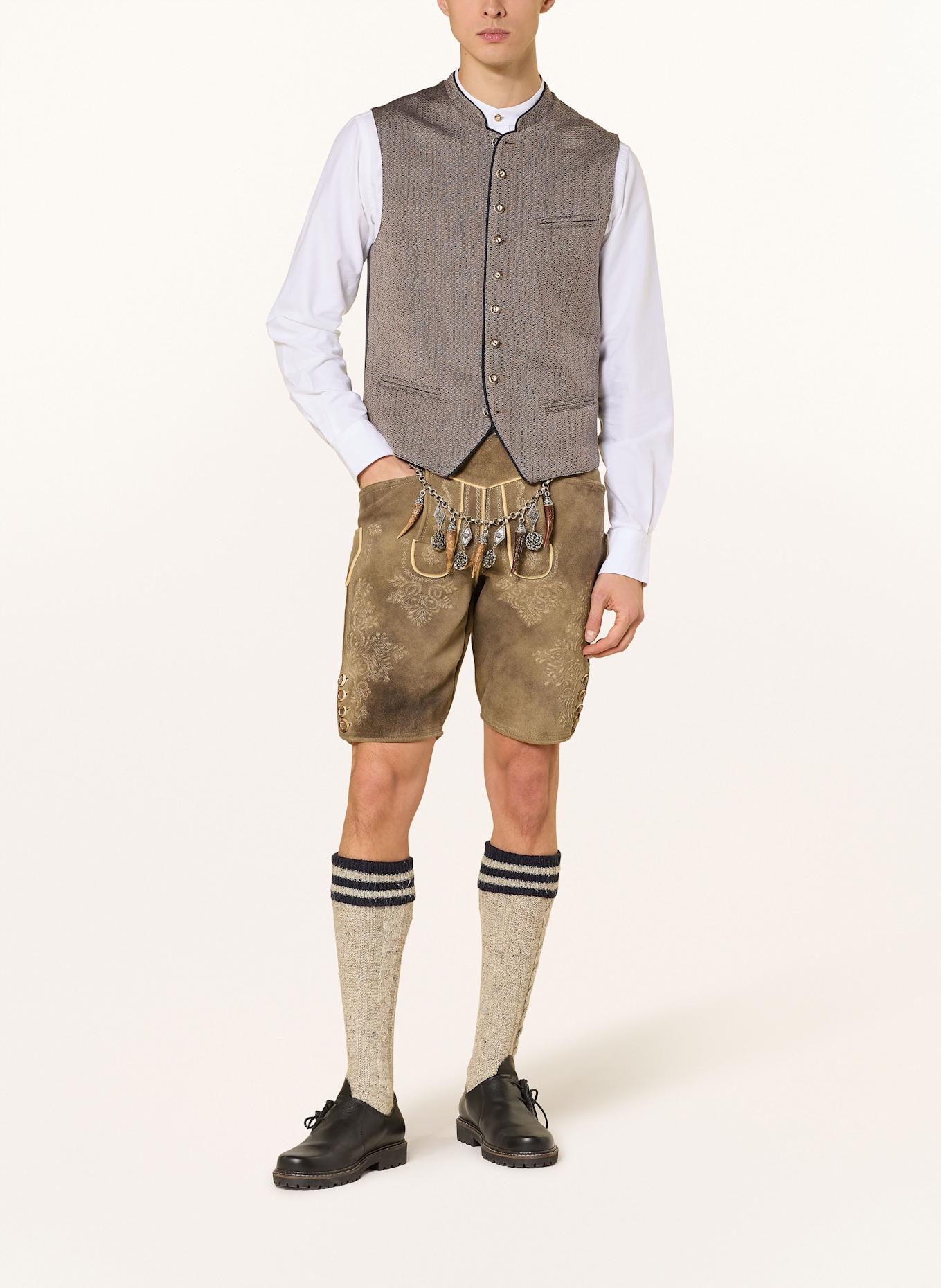 Johann & Johanna Traditional vest BILLY with linen: The North Face