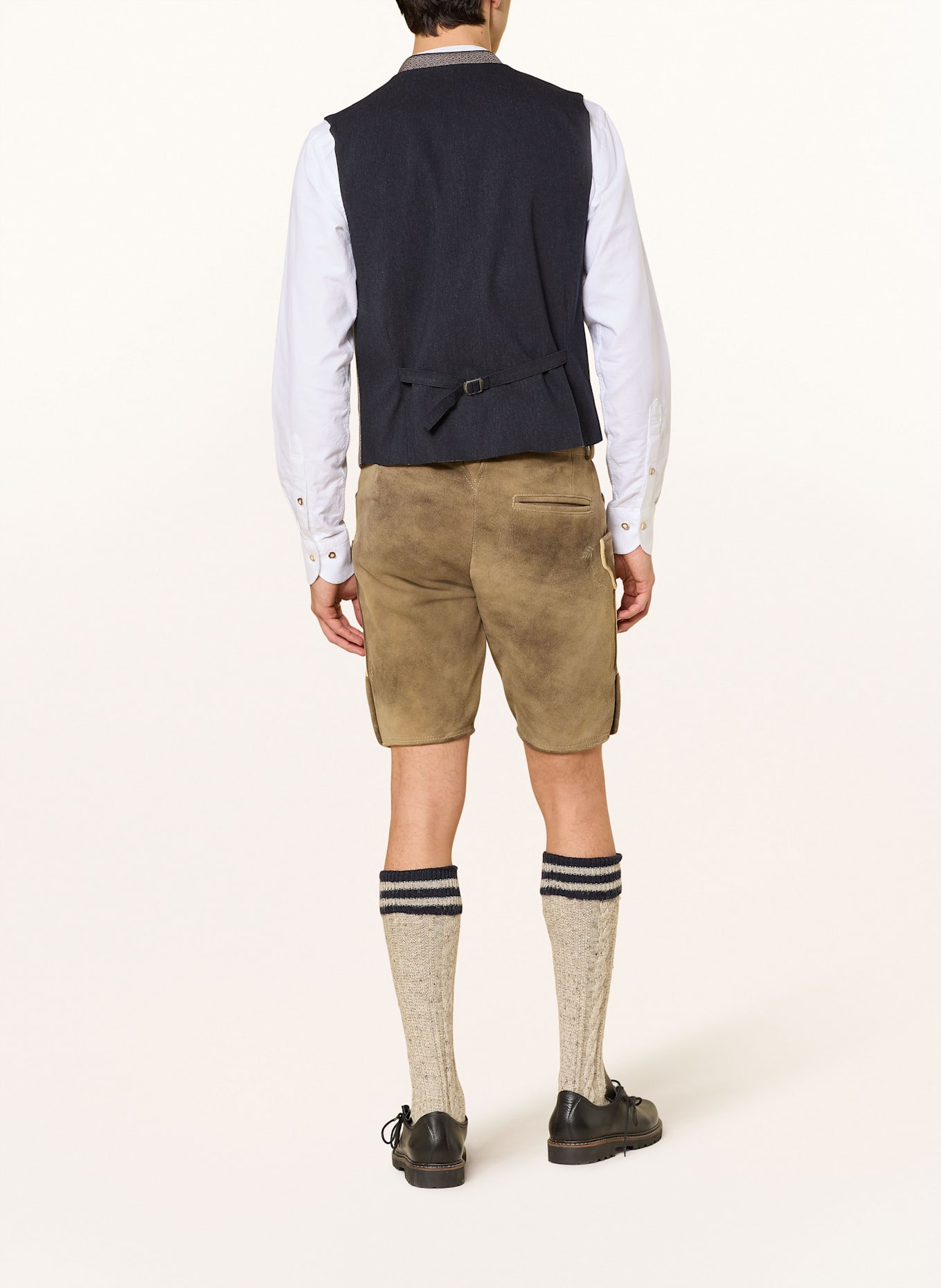 Johann & Johanna Traditional vest BILLY with linen: The North Face