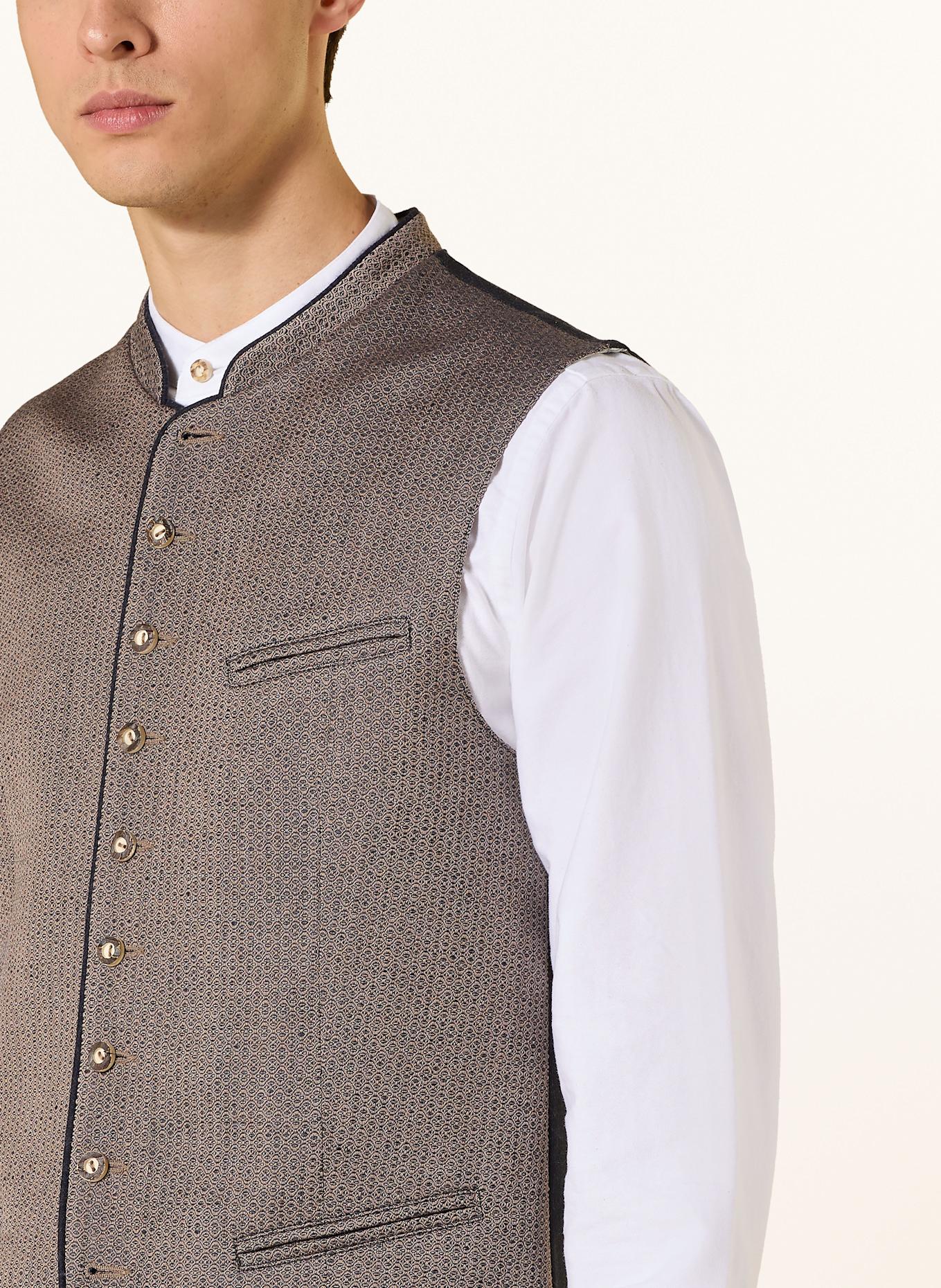 Johann & Johanna Traditional vest BILLY with linen: The North Face