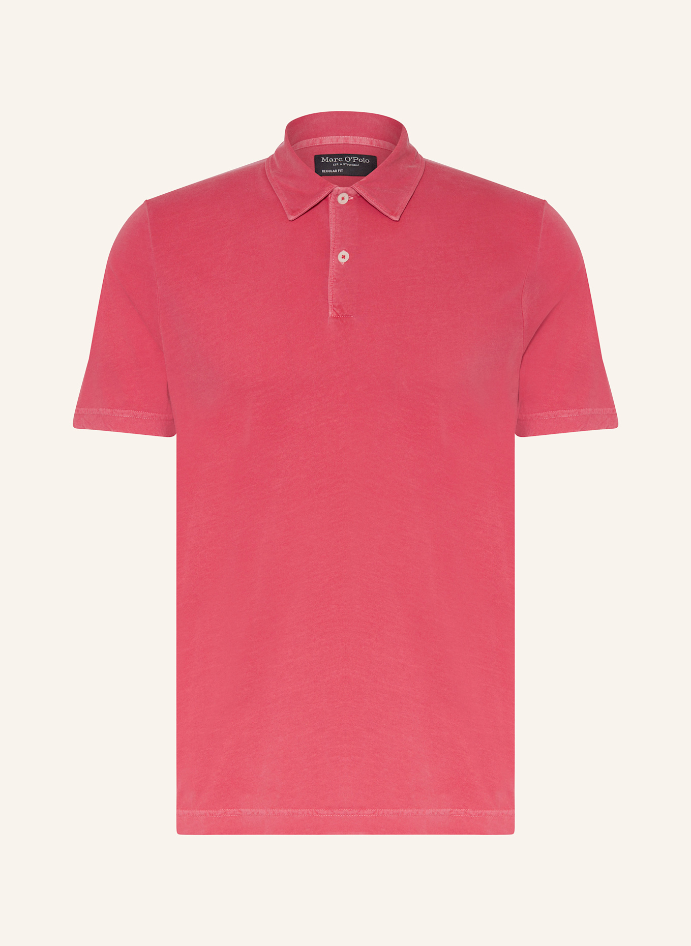 Marc O'Polo Jersey-Poloshirt Regular Fit: HELLROT