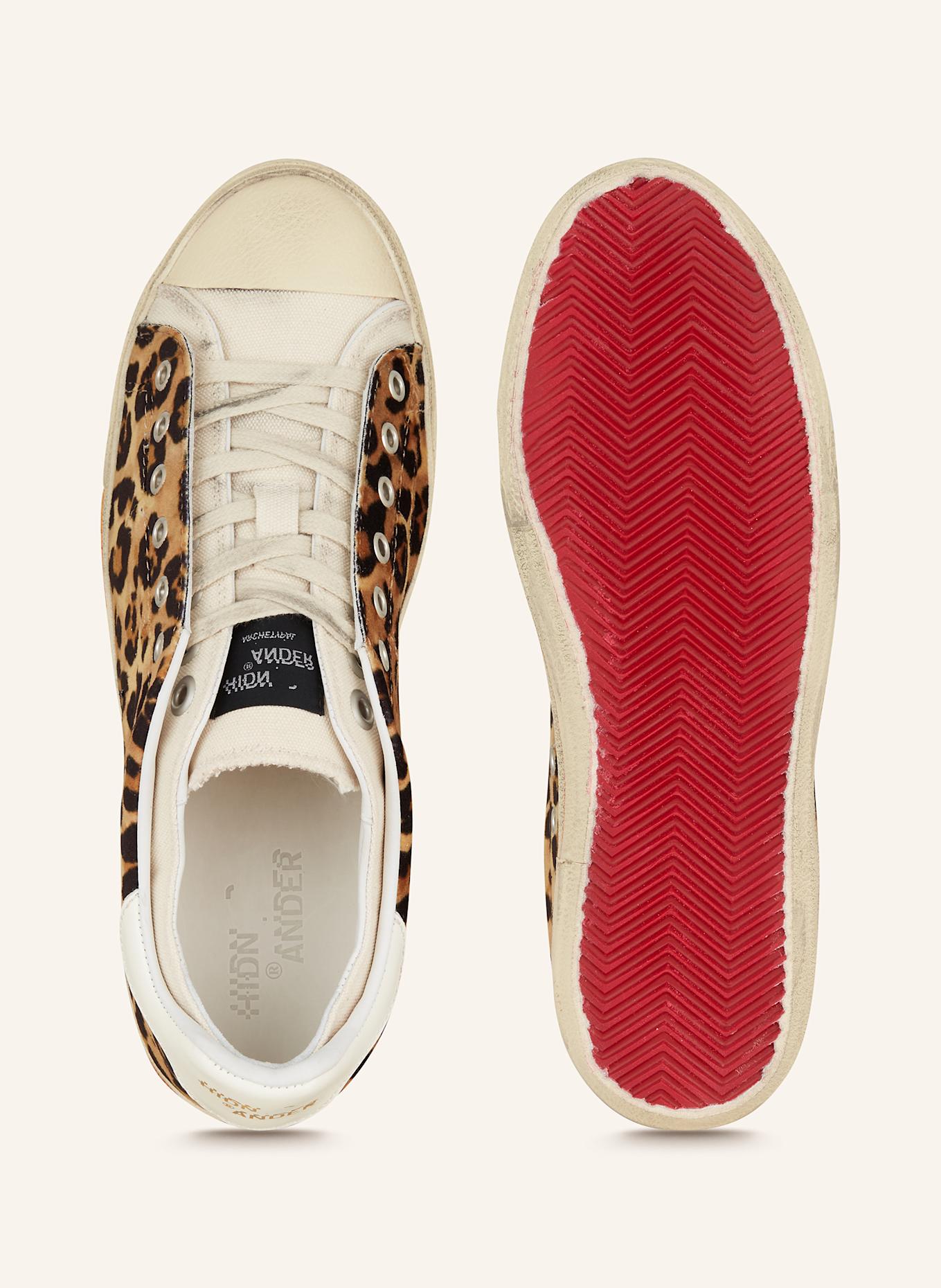 HIDN-ANDER STARLESS LOW sneakers: LIGHT BROWN / BLACK