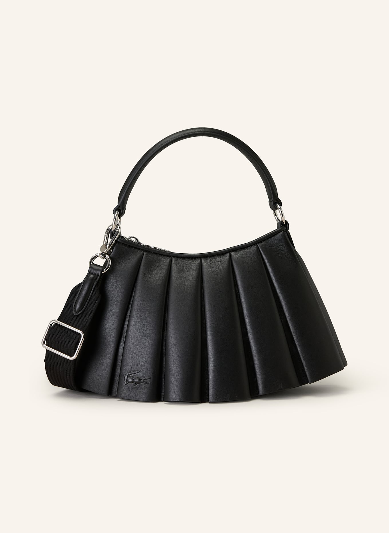 LACOSTE Umhängetasche RUNWAY LENGLEN SMALL: SCHWARZ