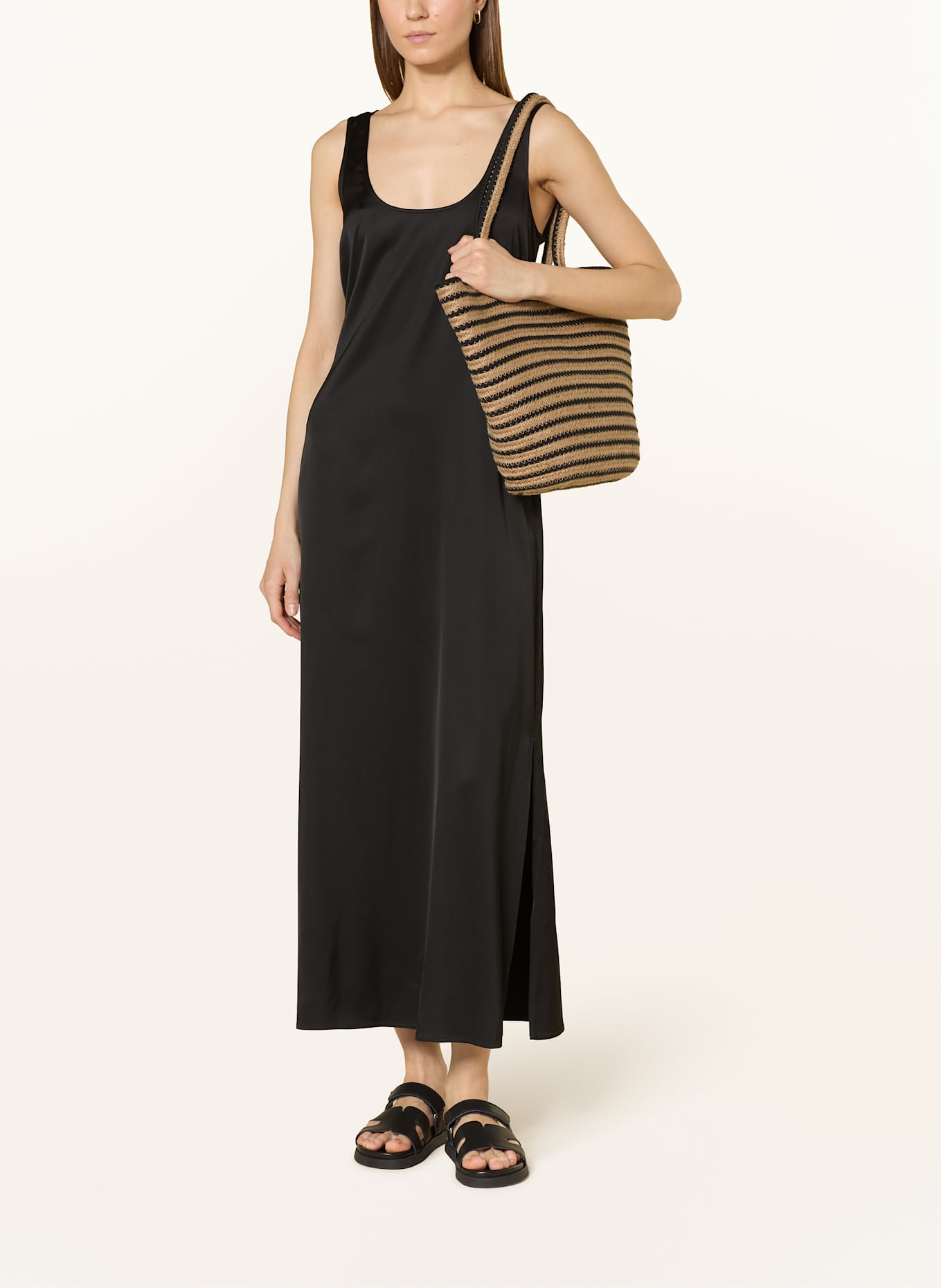 Marc O'Polo Shopper LARGE: BEIGE / BLACK