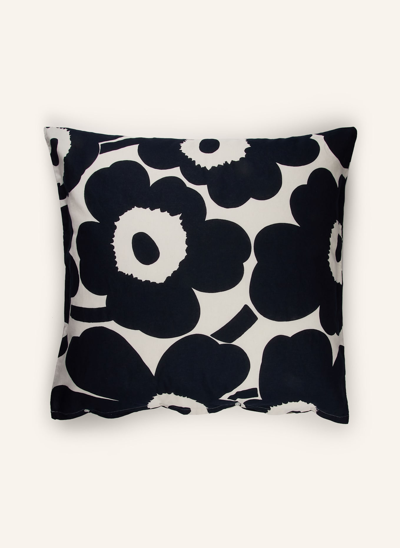 marimekko Kissenbezug UNIKKO: DUNKELBLAU / HELLGRAU
