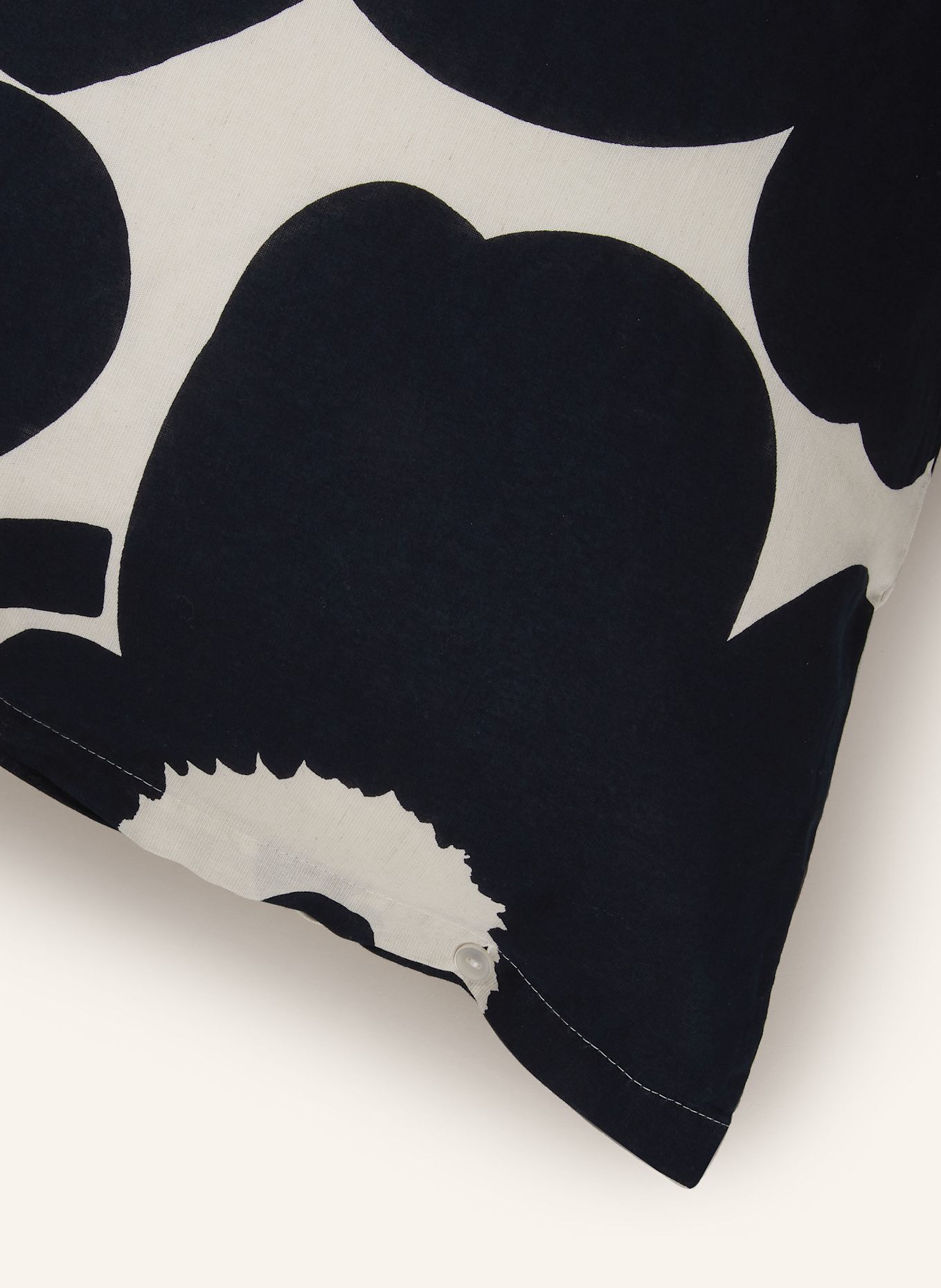 marimekko Kissenbezug UNIKKO: DUNKELBLAU / HELLGRAU