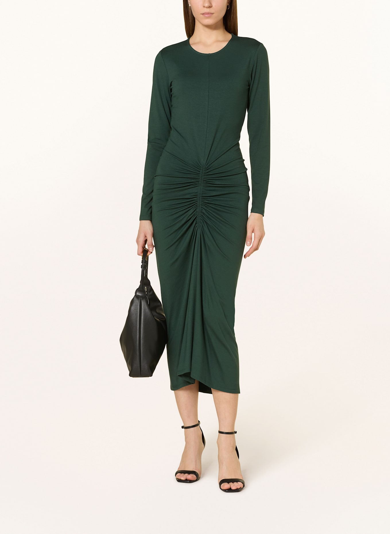 REISS Jerseykleid GINNY: DUNKELGRÜN