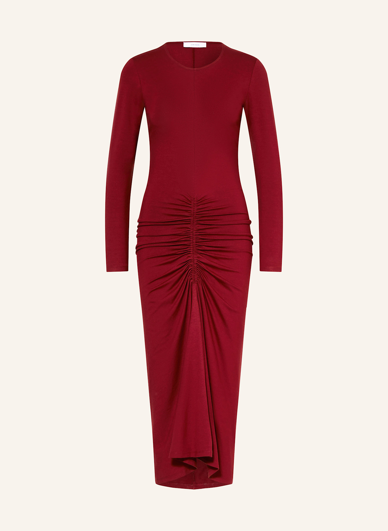 REISS Jerseykleid GINNY: DUNKELROT