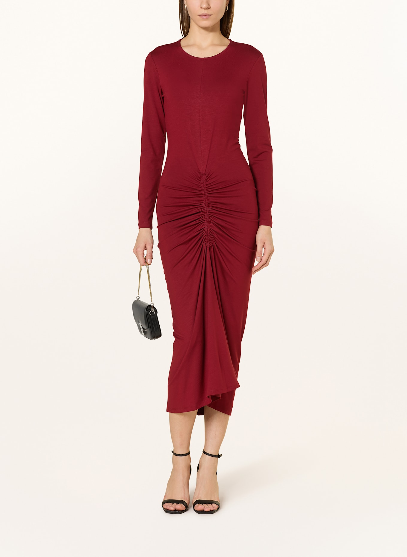 REISS Jerseykleid GINNY: DUNKELROT