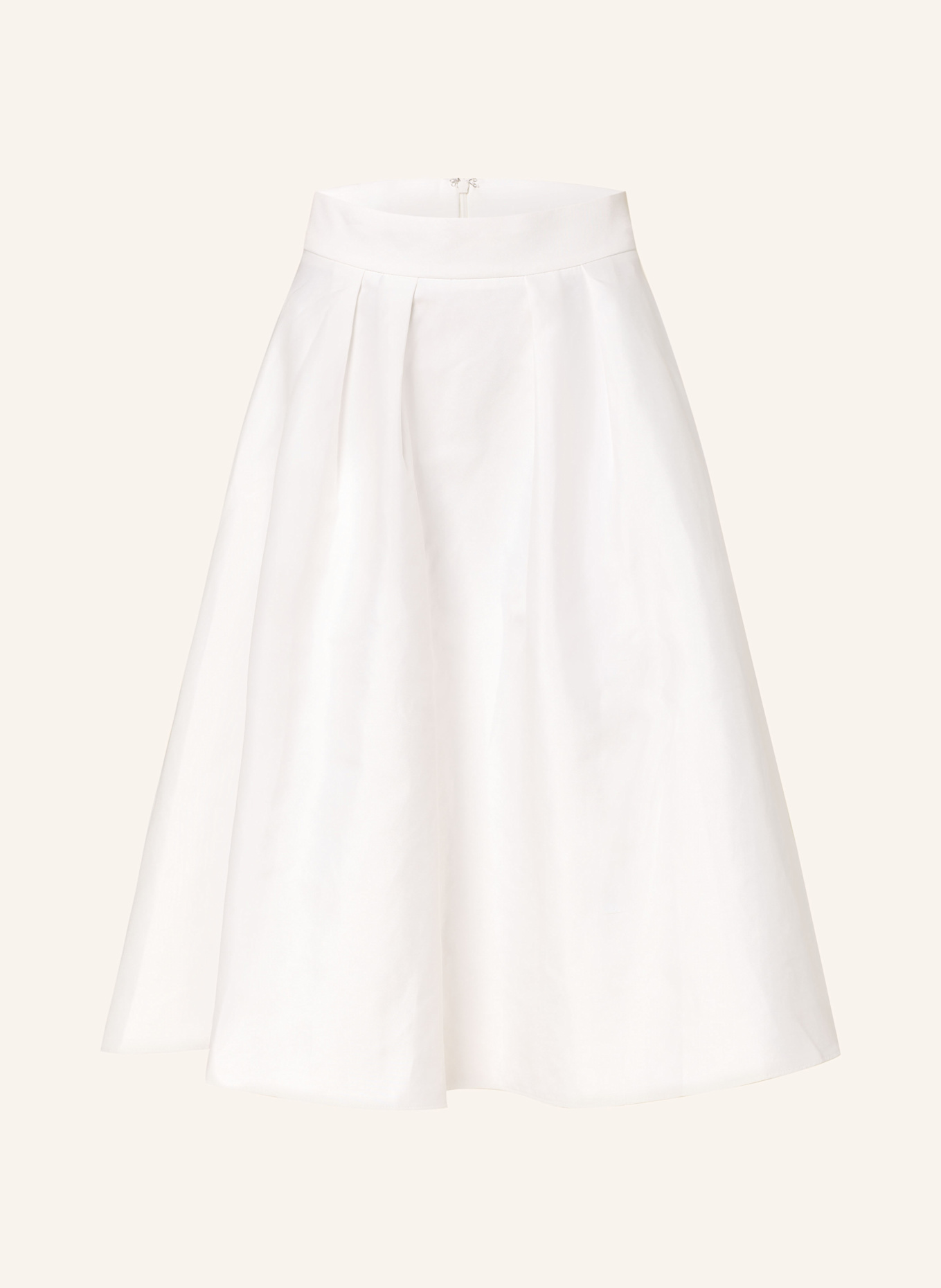 APART Satin skirt: WHITE