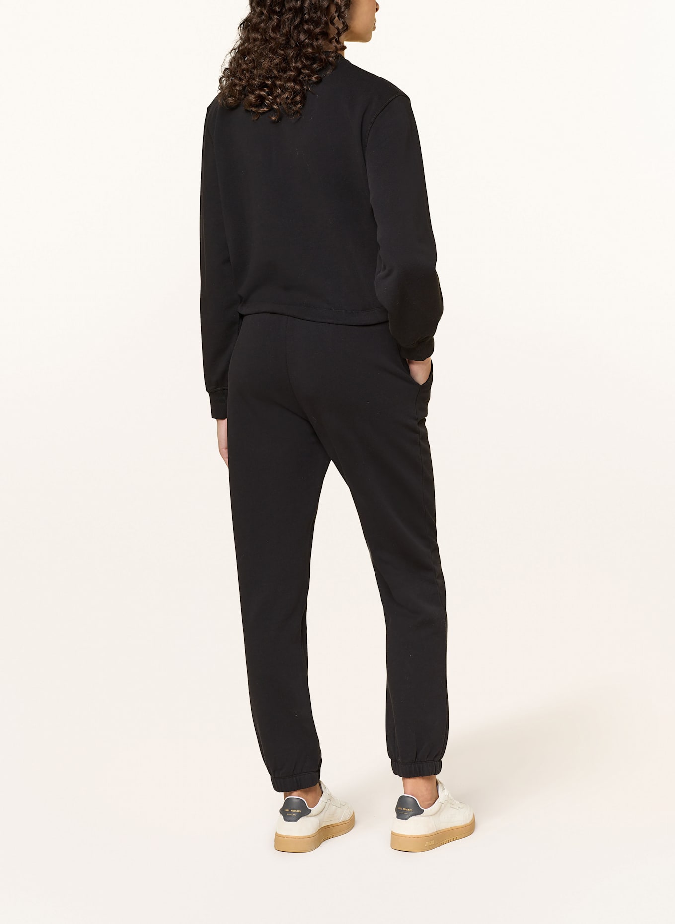 JOOP! JEANS Sweatpants mit Schmucksteinen: SCHWARZ