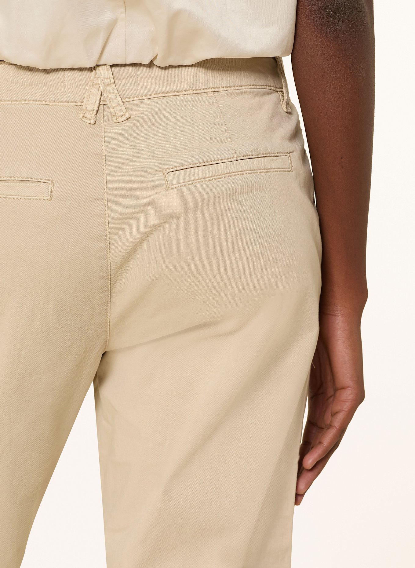 OPUS PANTS Chinosy LISANA: JASNOBRĄZOWY