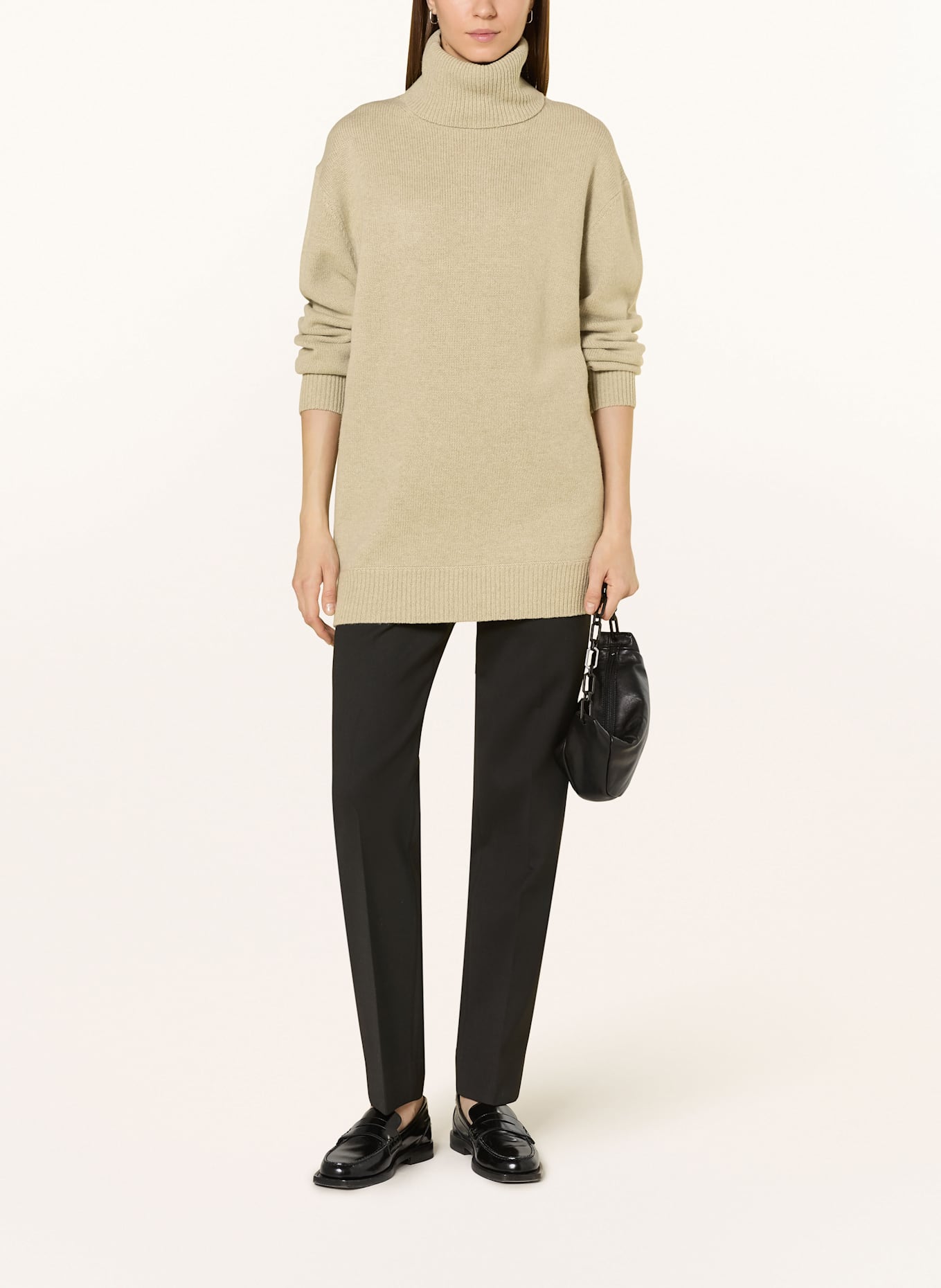 TIGER OF SWEDEN Rollkragenpullover SIOBAN: HELLGRÜN