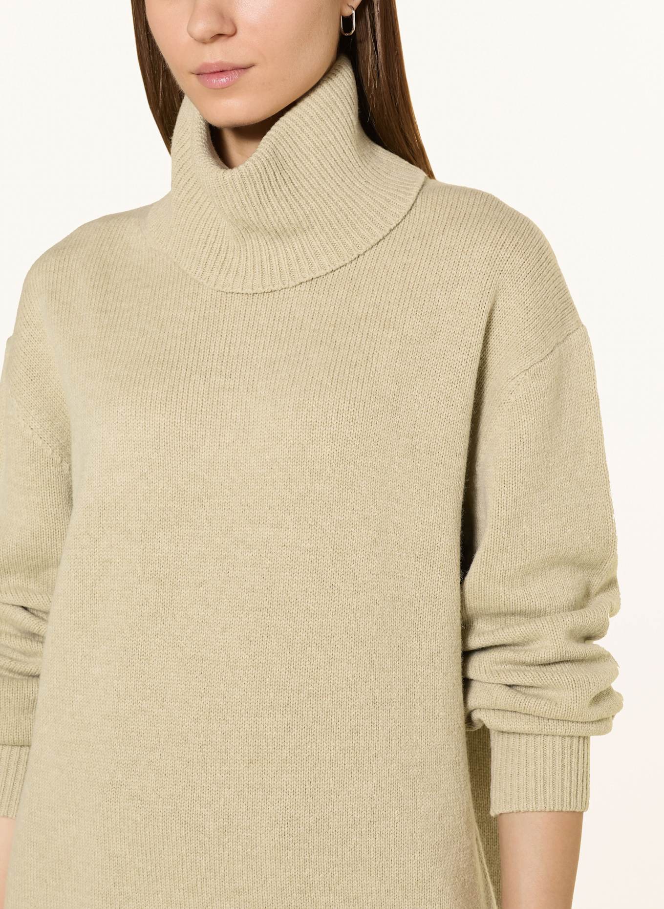 TIGER OF SWEDEN Rollkragenpullover SIOBAN: HELLGRÜN