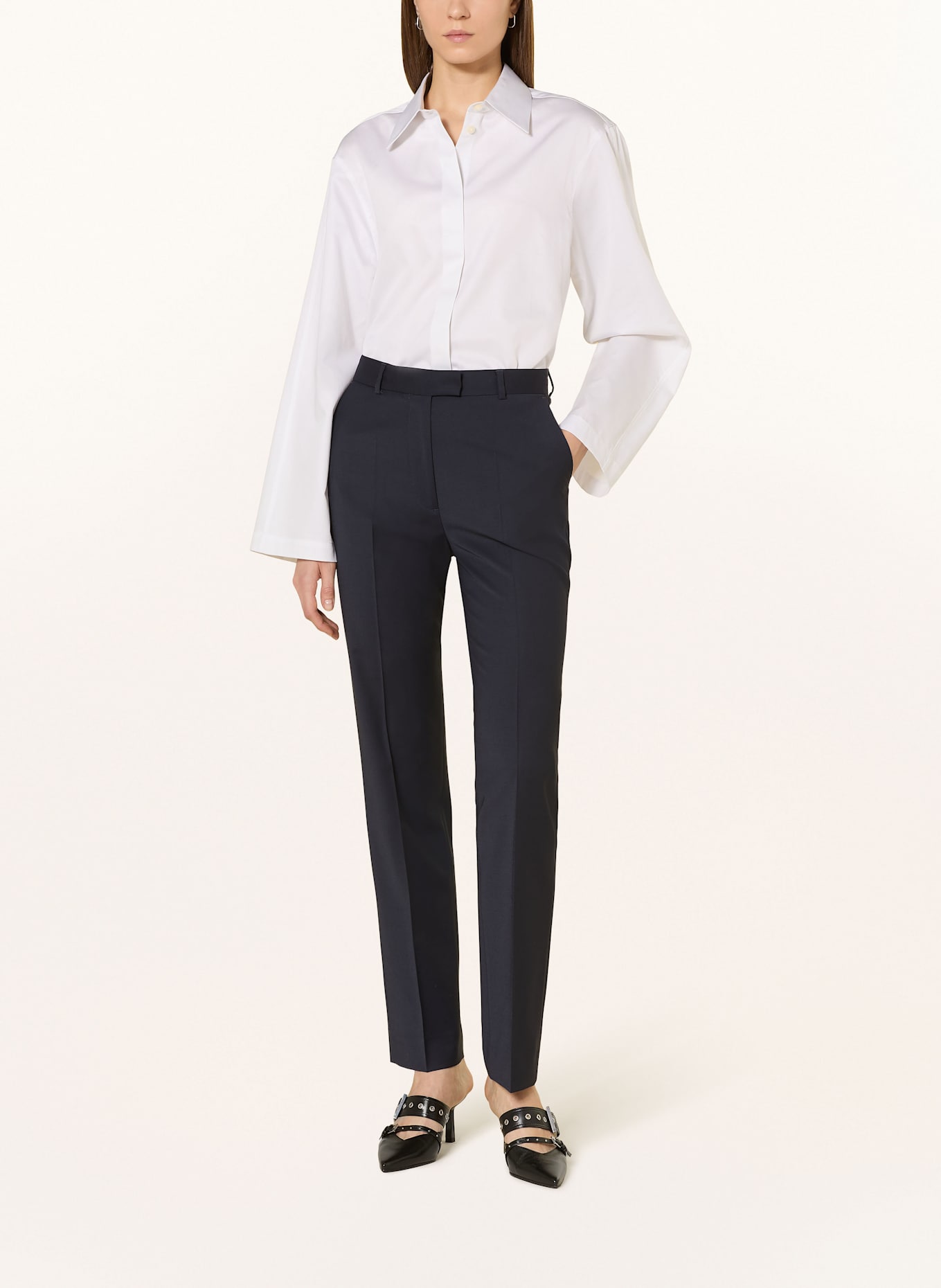 TIGER OF SWEDEN Hemdbluse CORNIA: WEISS