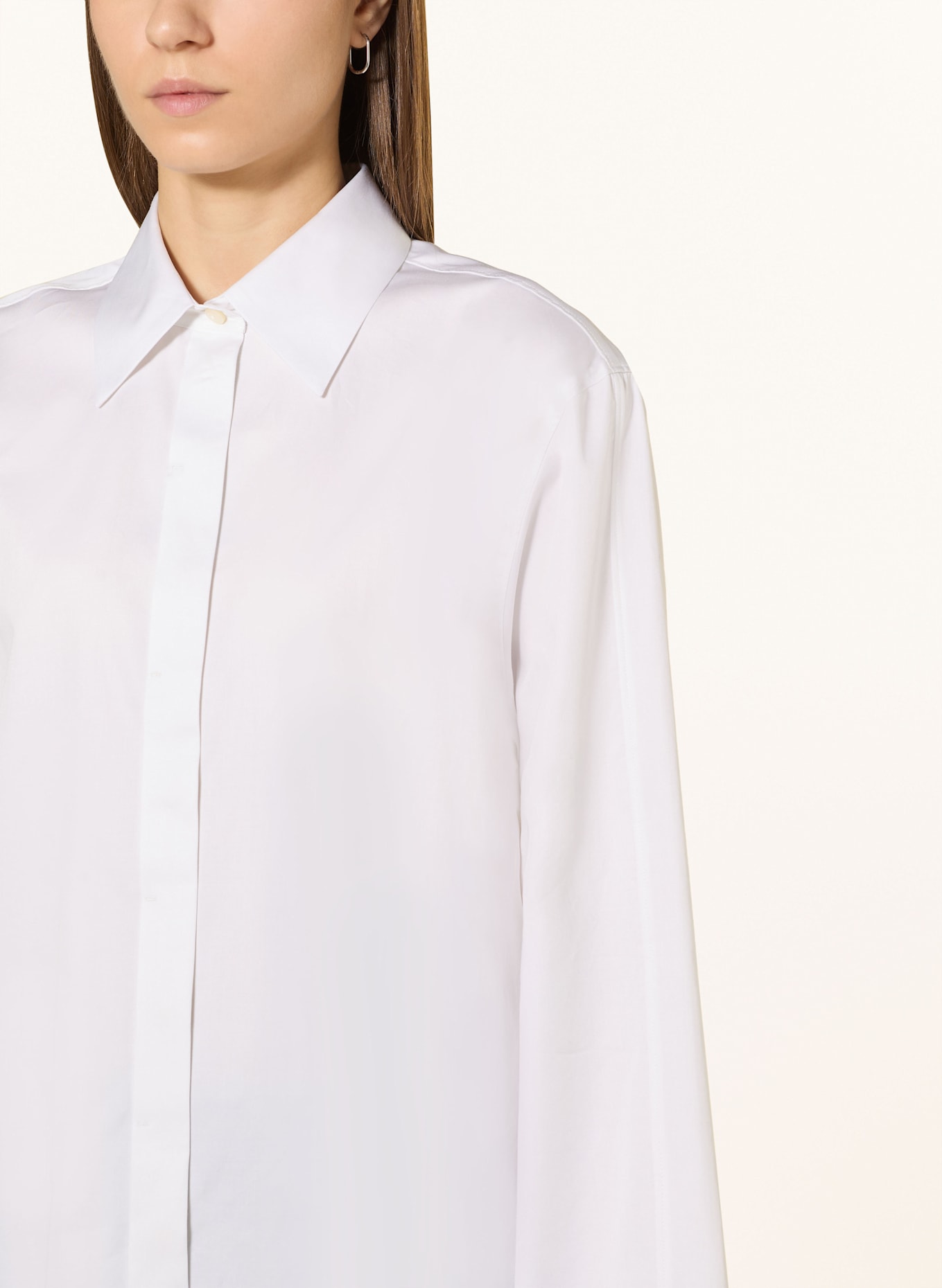TIGER OF SWEDEN Hemdbluse CORNIA: WEISS