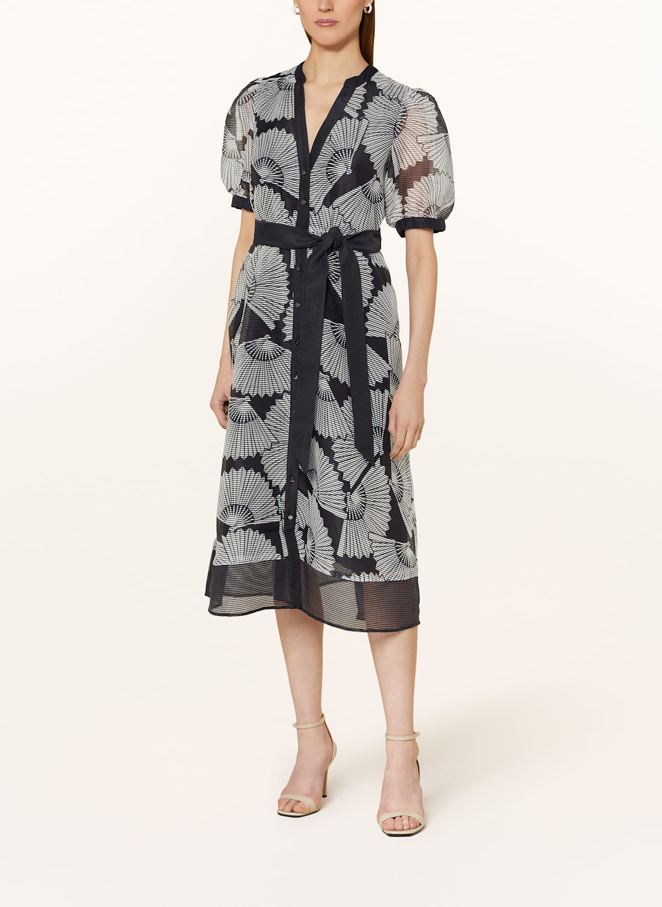 Phase Eight Kleid SKYLAR: DUNKELBLAU / WEISS