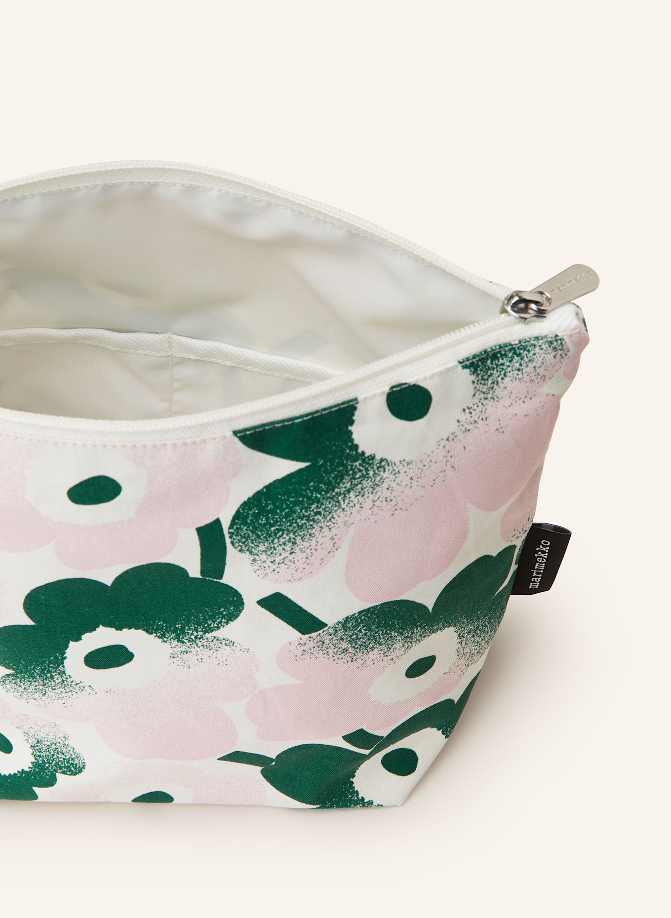 marimekko Kosmetyczka MINI UNIKKO HÄIVÄHDYS KAJE: BIAŁY/ RÓŻOWY/ CIEMNOZIELONY