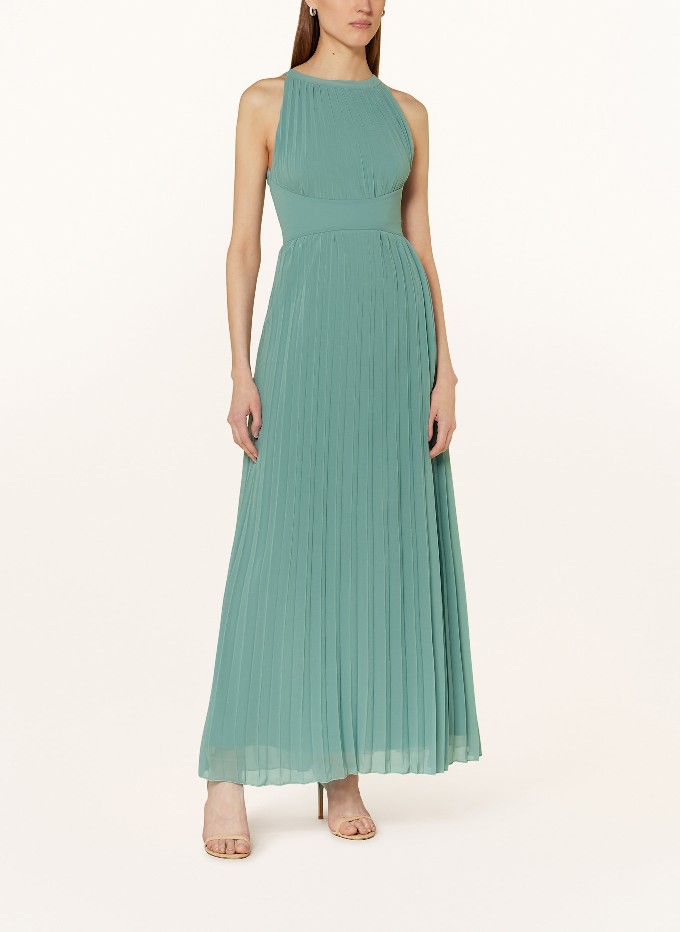 APART Plisseekleid: MINT