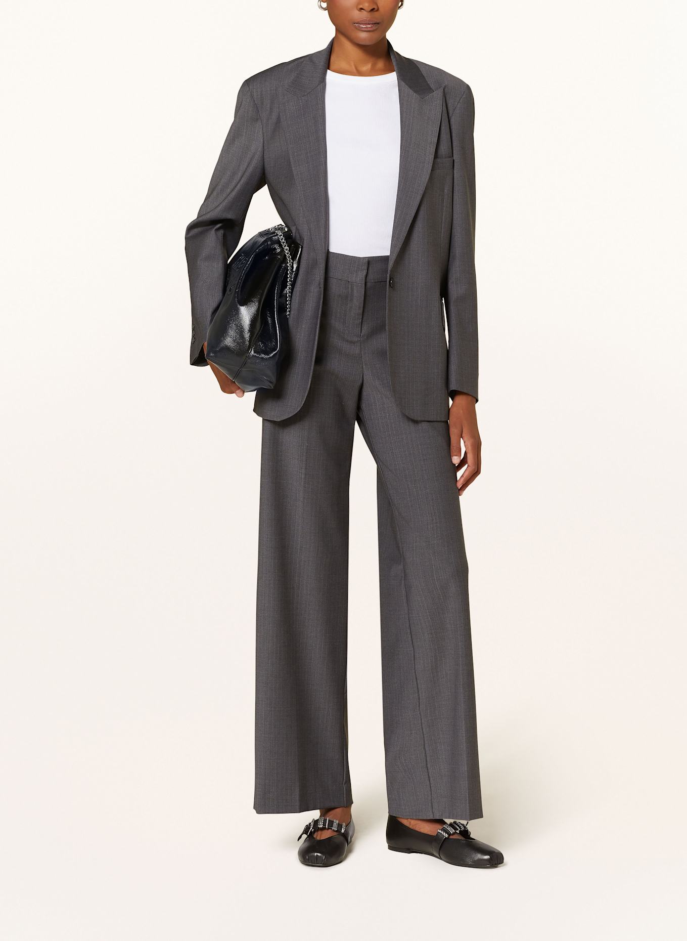 ba&sh Marlenehose PISTACHIO: DUNKELGRAU