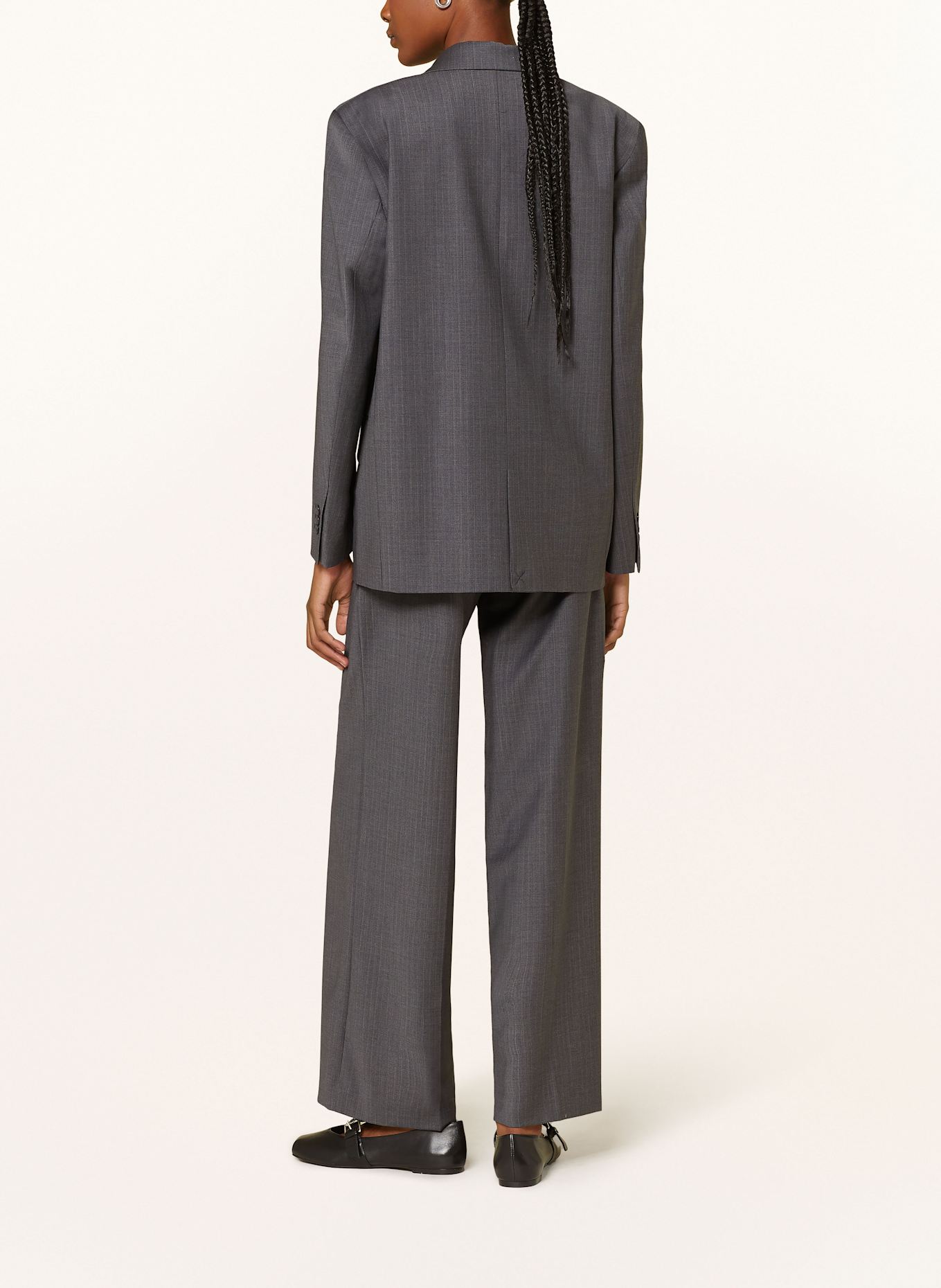 ba&sh Marlenehose PISTACHIO: DUNKELGRAU