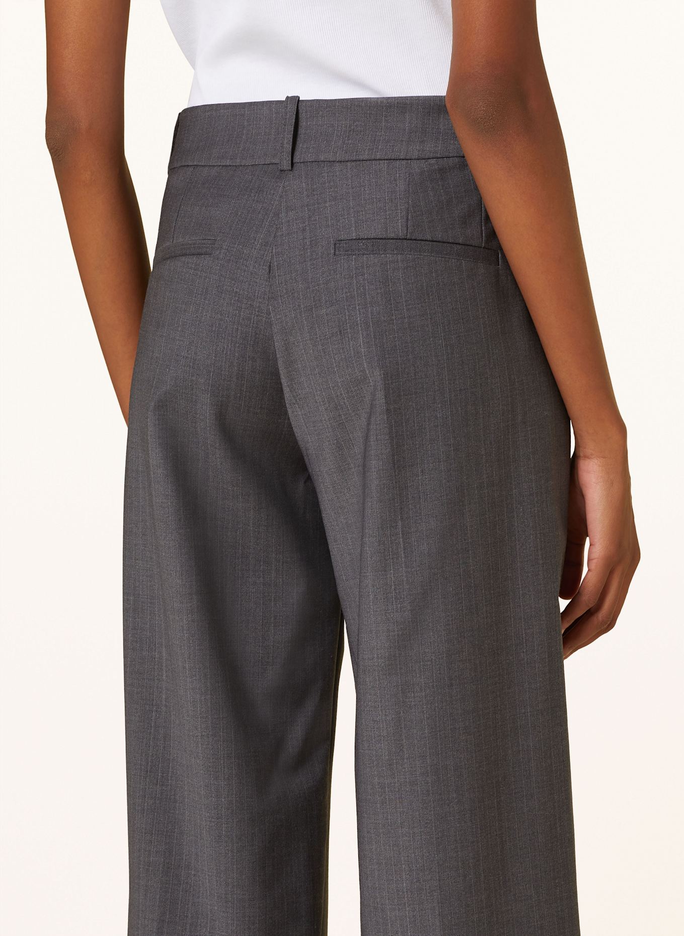 ba&sh Marlenehose PISTACHIO: DUNKELGRAU