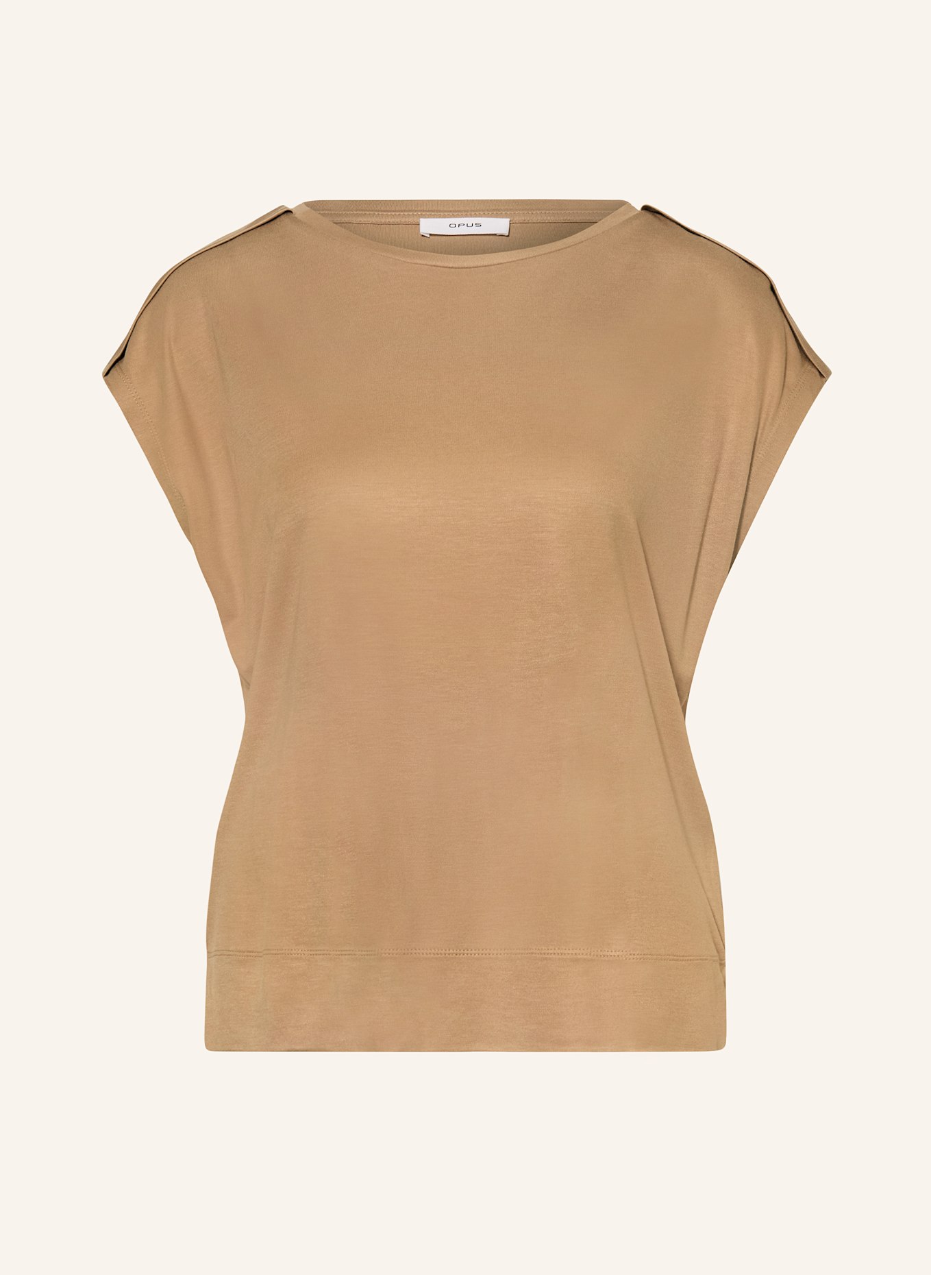 OPUS T-Shirt SESTERN: CAMEL