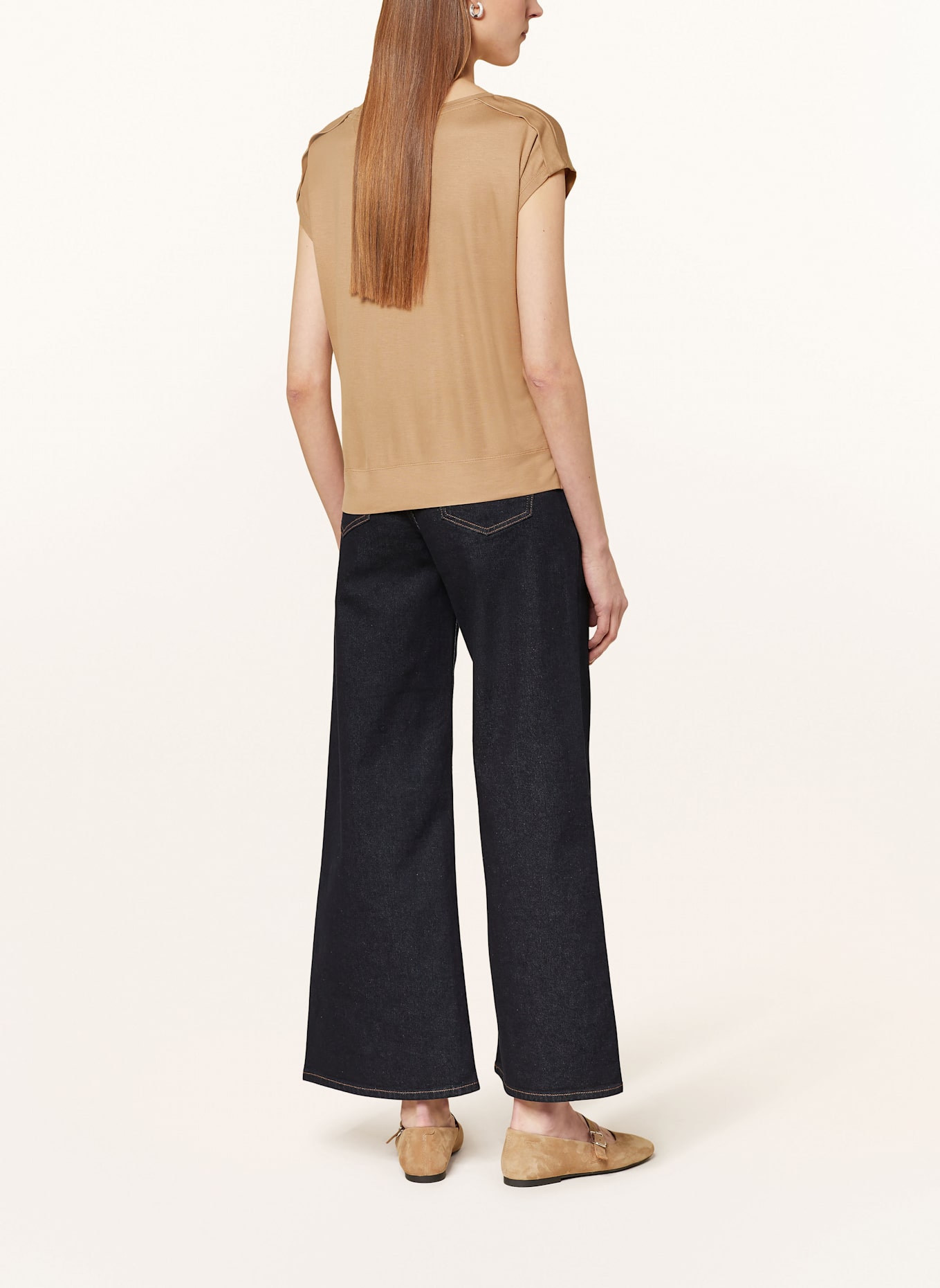 OPUS T-Shirt SESTERN: CAMEL