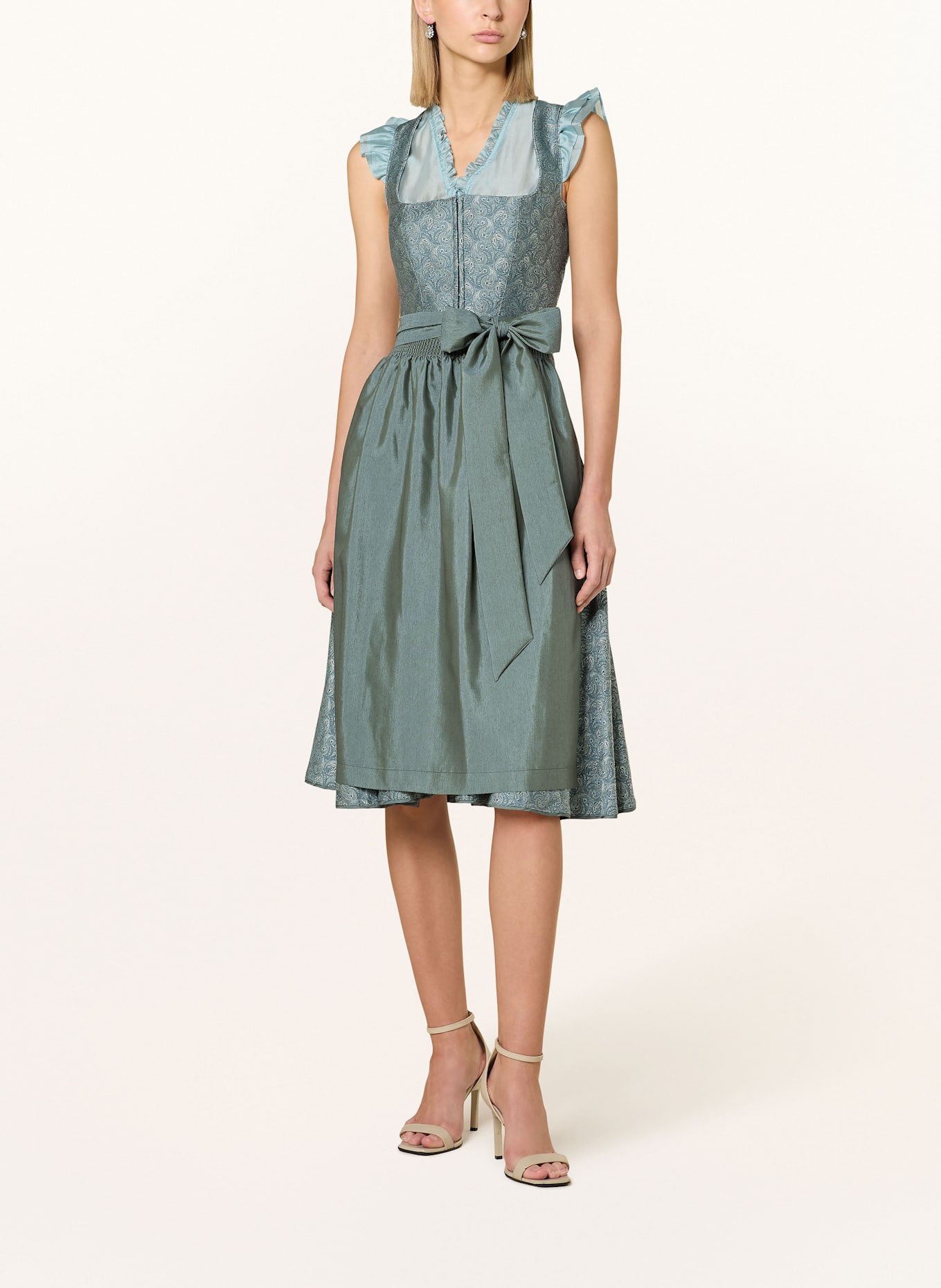 Spieth & Wensky Dirndl FILICIA: TEAL/ TURQUOISE