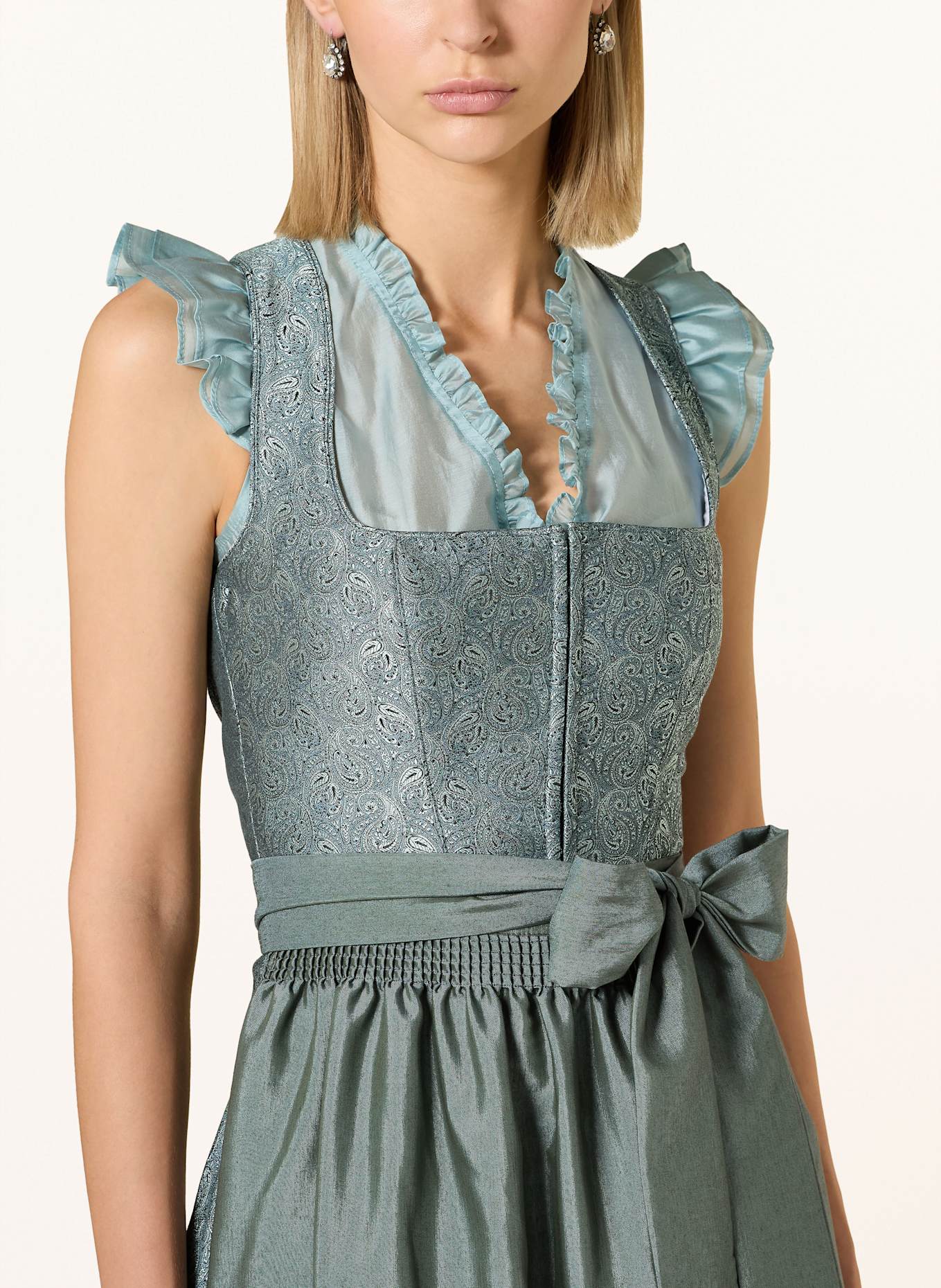 Spieth & Wensky Dirndl FILICIA: TEAL/ TURQUOISE