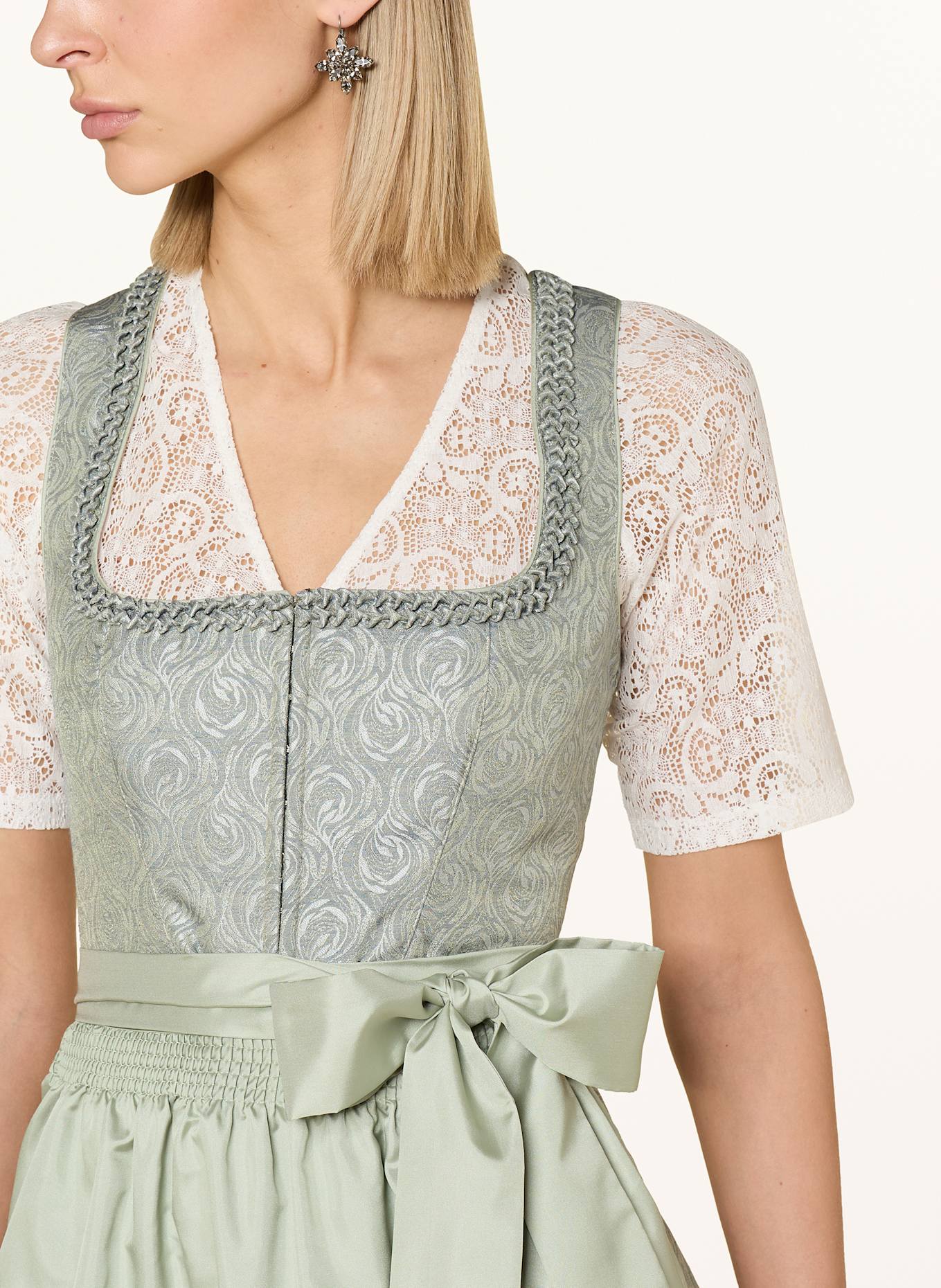 Spieth & Wensky Dirndlbluse DUFT aus Spitze: ECRU