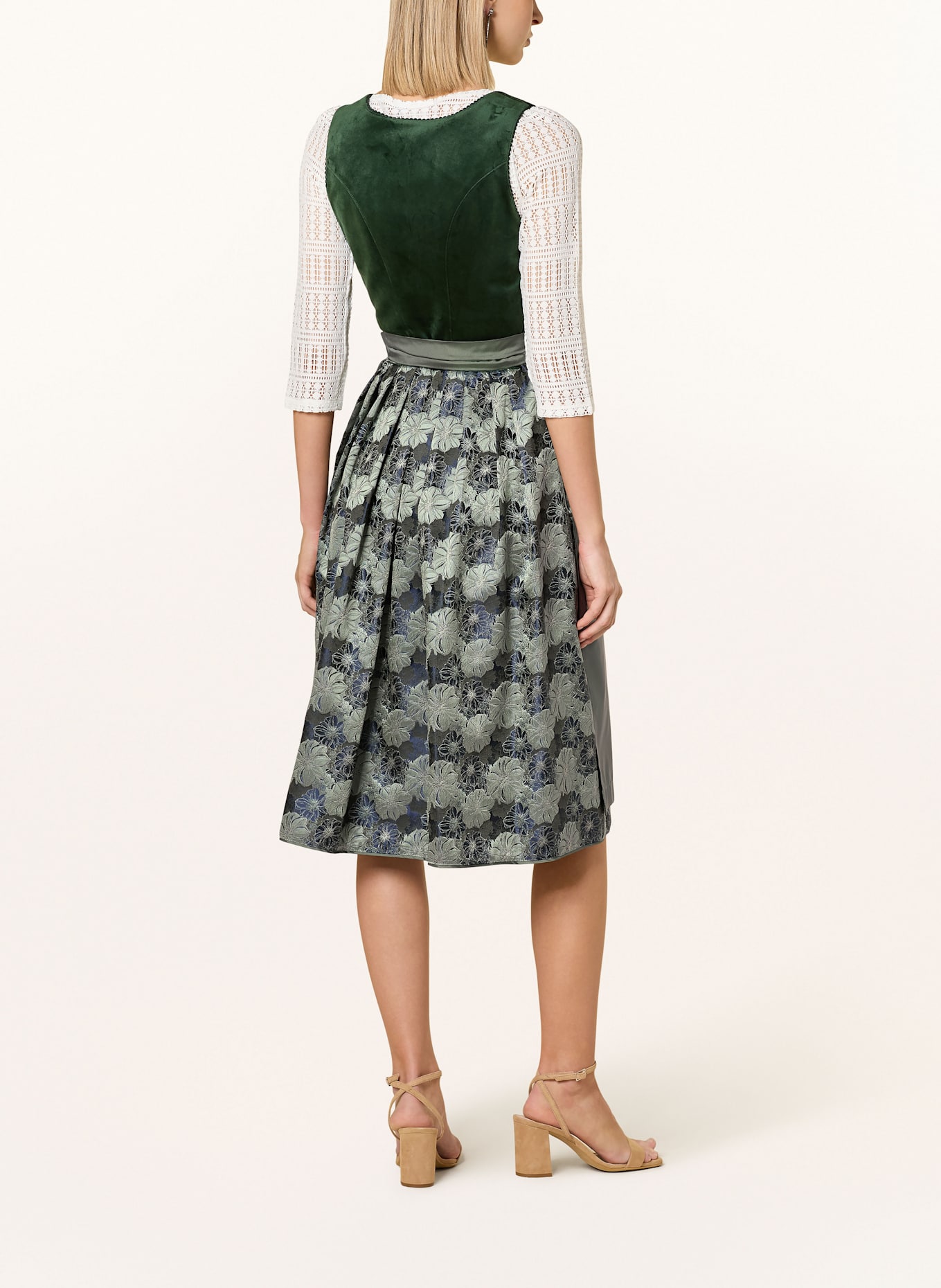 Spieth & Wensky Dirndl FABIANA: GREEN/ DARK GREEN