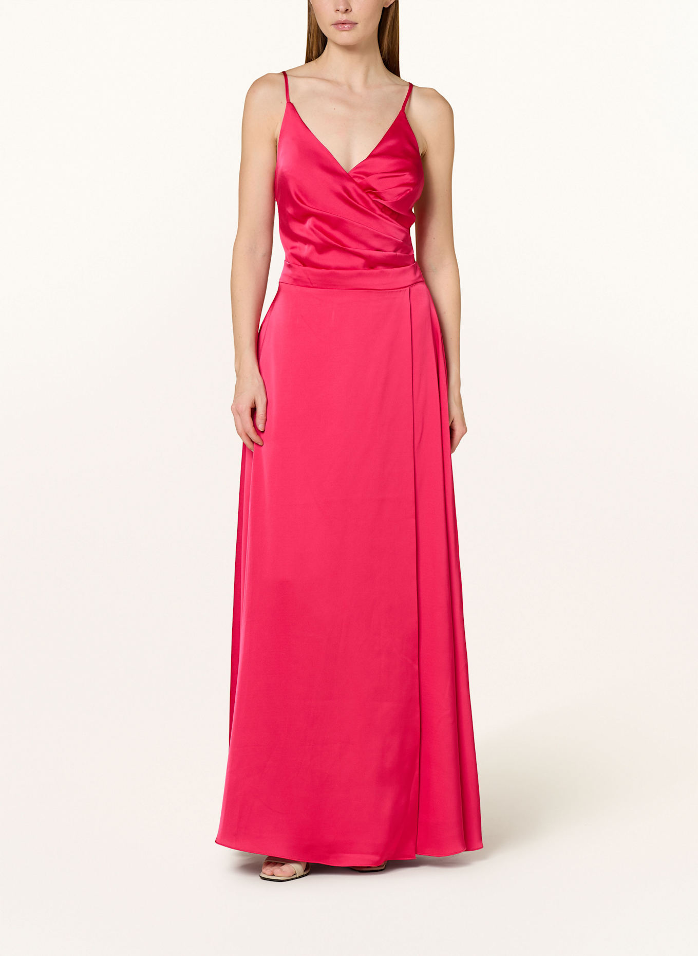 APART Abendkleid in Wickeloptik: PINK