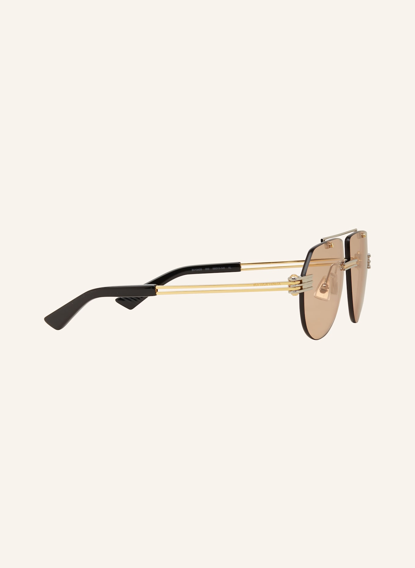 BOTTEGA VENETA Sunglasses 6J000458: 4100Sac à main Bottega Veneta Roma mini en cuir intrecciato noir