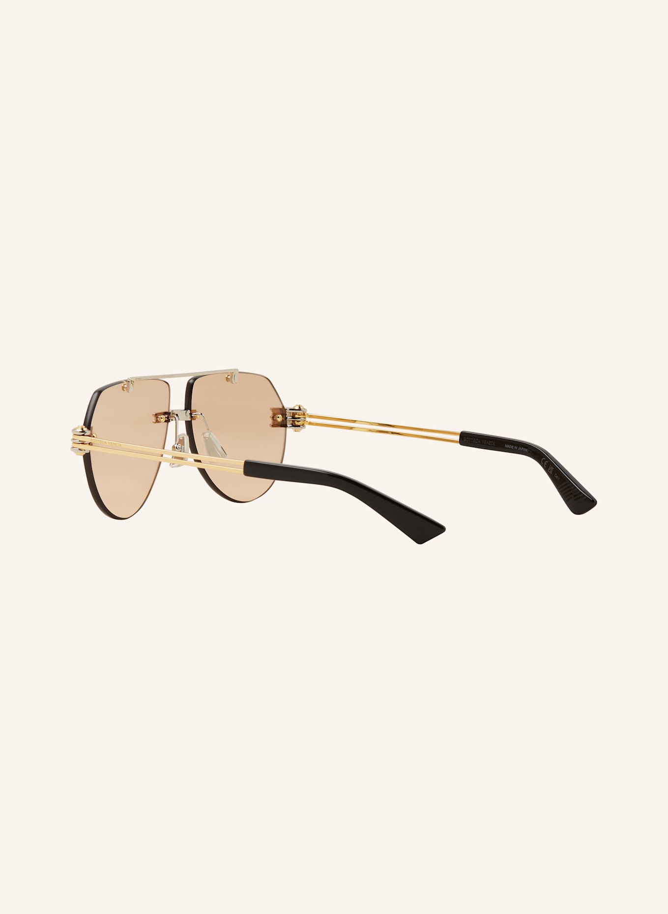 BOTTEGA VENETA Sunglasses 6J000458: 4100Sac à main Bottega Veneta Roma mini en cuir intrecciato noir