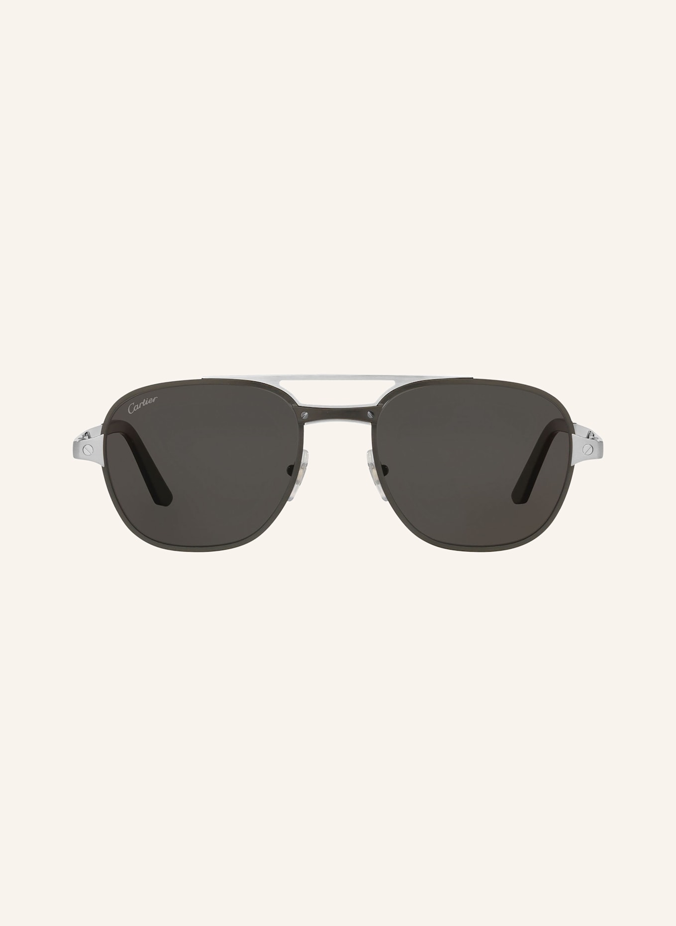 Cartier Sonnenbrille 6L001758: 1100L1 - SCHWARZ/ DUNKELGRAU