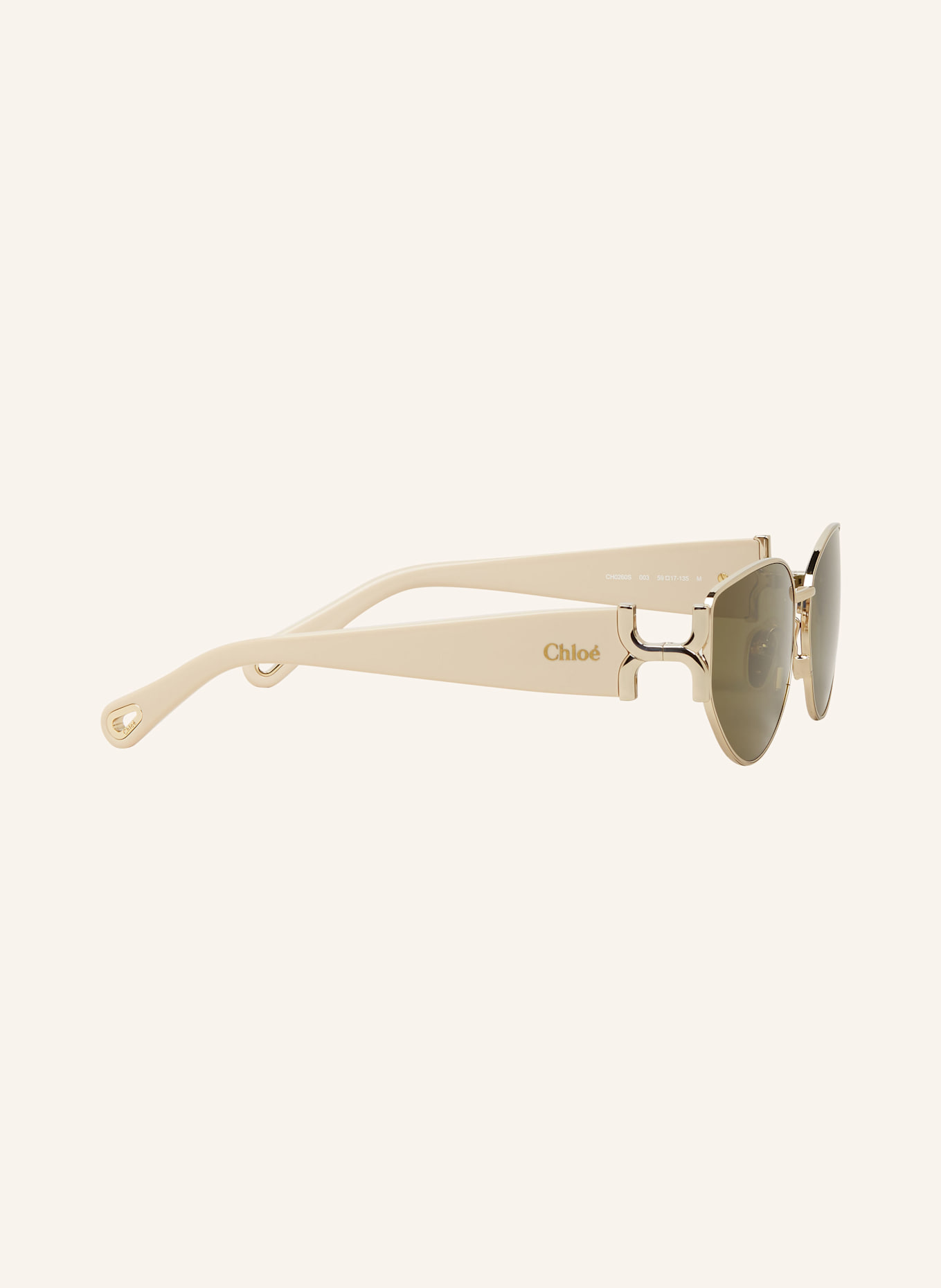 Cartier Sonnenbrille 6N000541: 2300J1 - GOLD/ DUNKELGRÜN