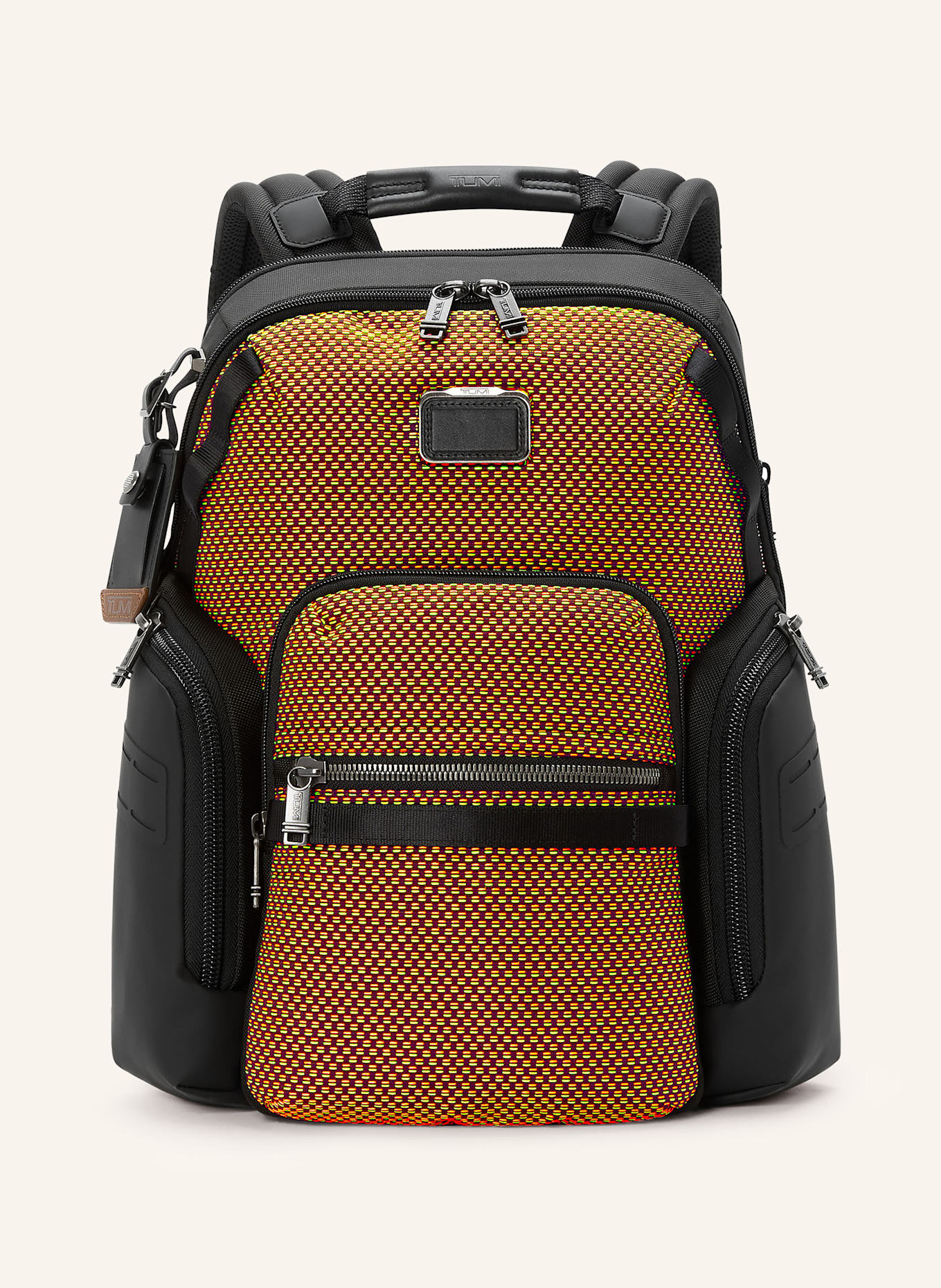 TUMI ALPHA BRAVO Rucksack NAVIGATION mit Laptop-Fach: SCHWARZ / ROT