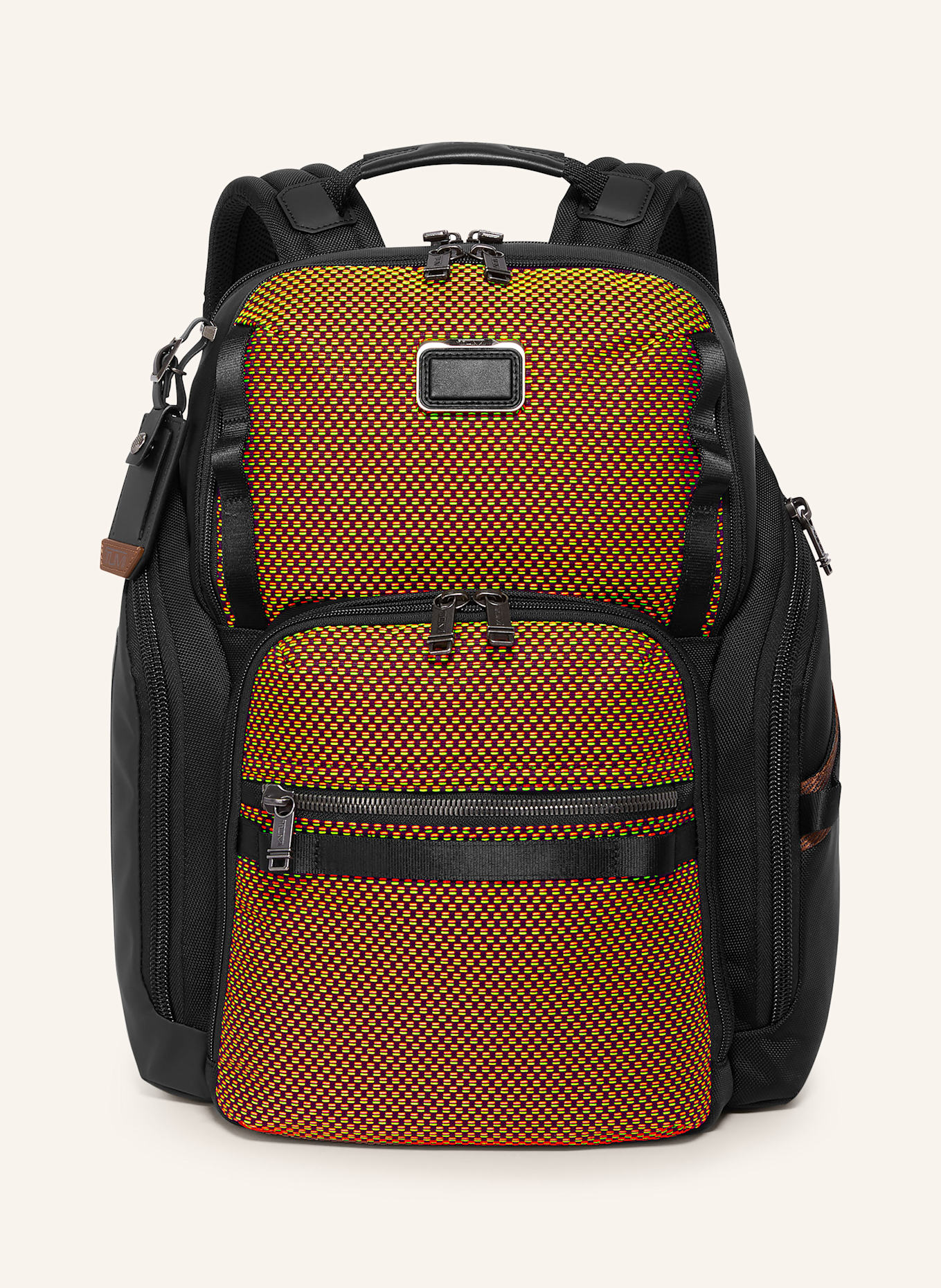 TUMI Plecak ALPHA BRAVO SEARCH BACKPACK z przegrodą na laptopa: CZARNY/ CZERWONY