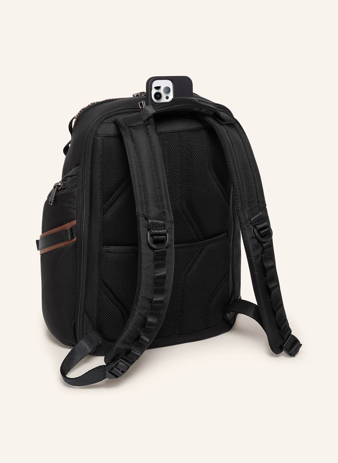 TUMI Plecak ALPHA BRAVO SEARCH BACKPACK z przegrodą na laptopa: CZARNY/ CZERWONY