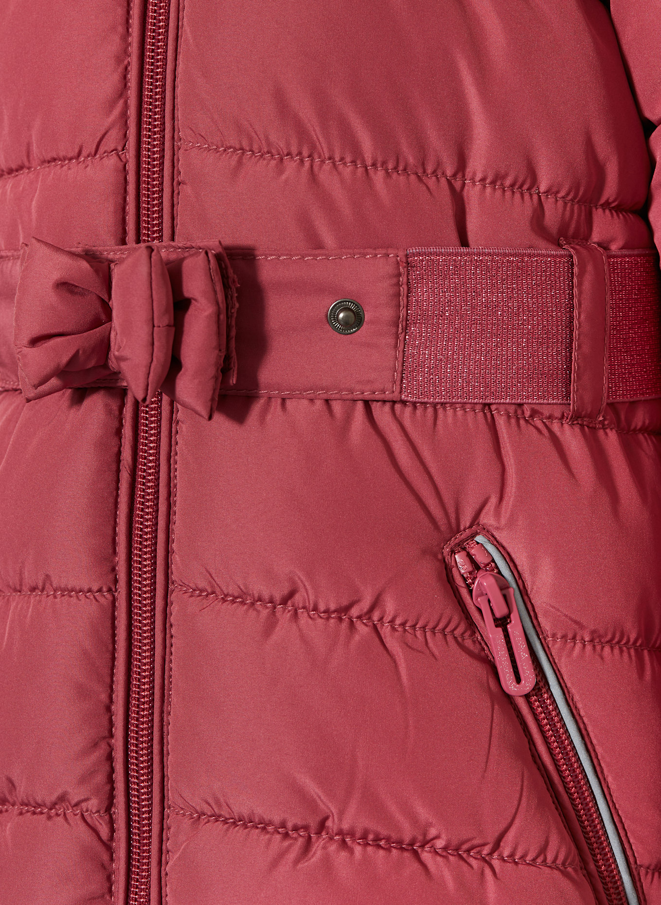 s.Oliver RED Steppmantel mit abnehmbarer Kapuze: HELLROT