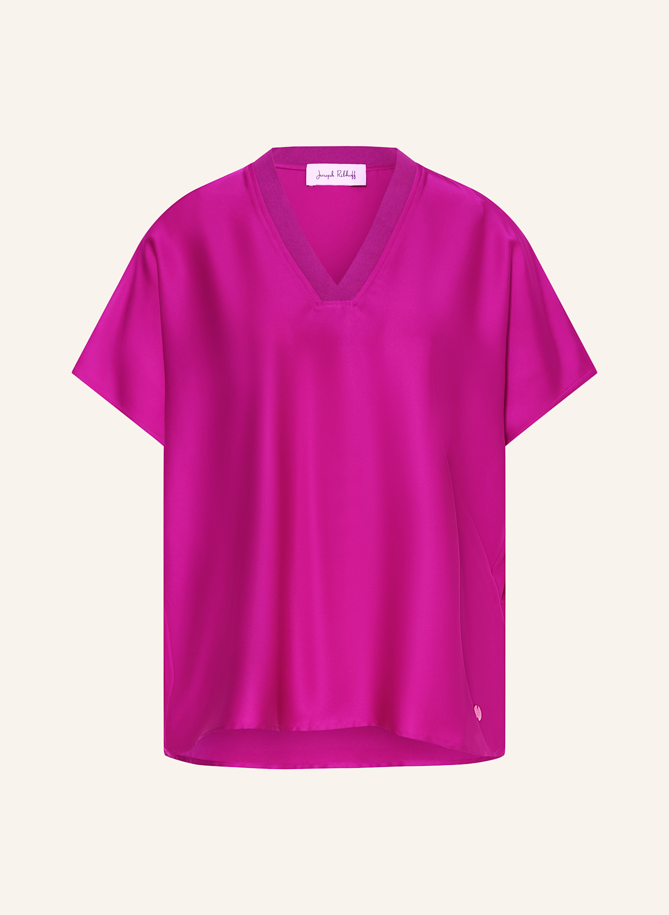 Joseph Ribkoff Bluzka z satyny: FUKSJA