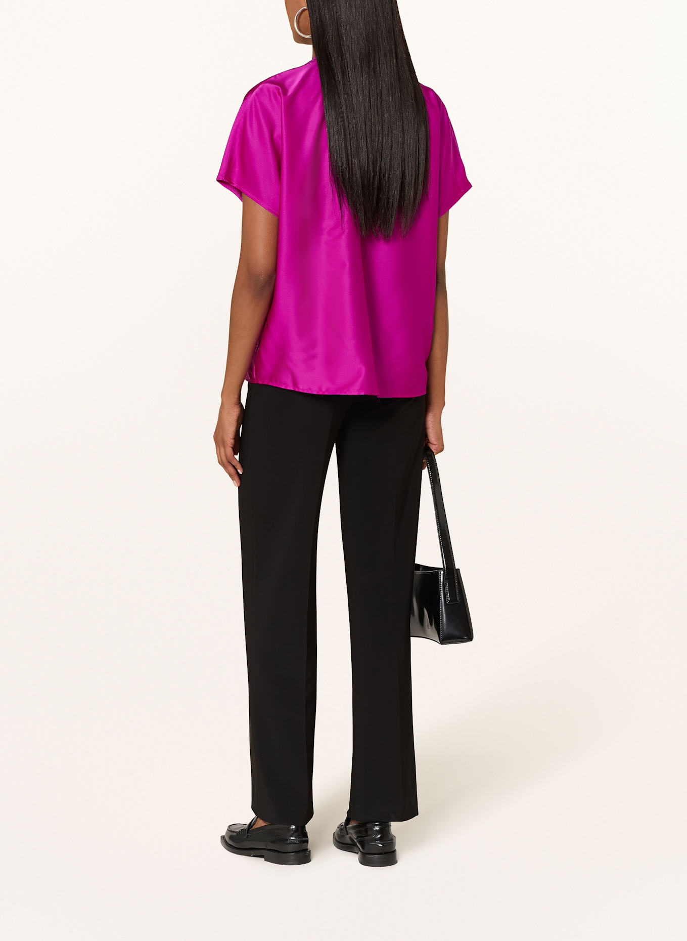Joseph Ribkoff Bluzka z satyny: FUKSJA