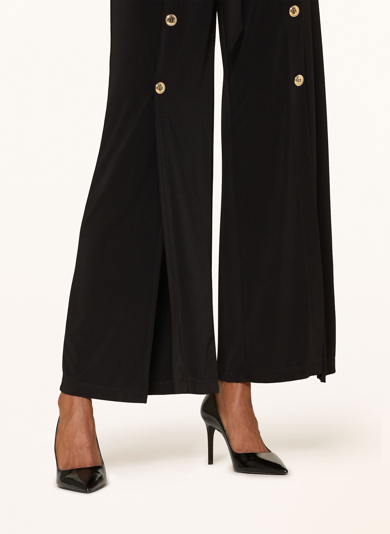 Joseph Ribkoff Jumpsuit in Wickeloptik: SCHWARZ