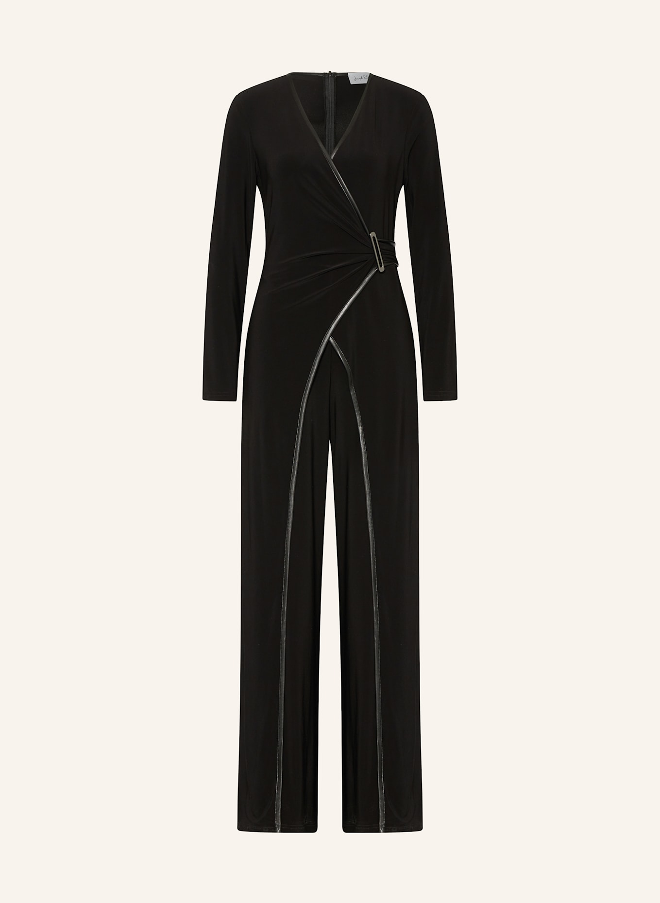 Joseph Ribkoff Jumpsuit in Wickeloptik: SCHWARZ
